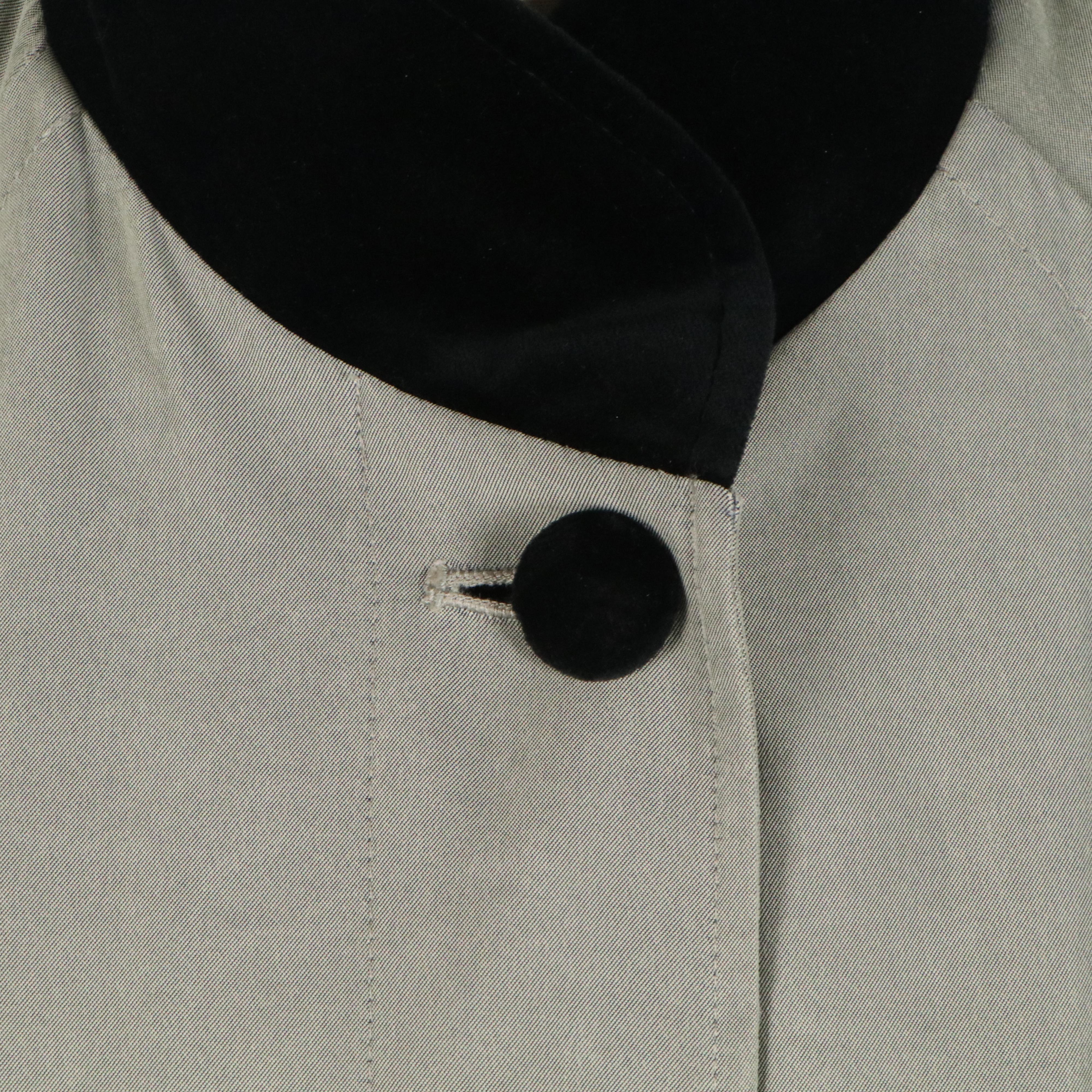 Bromley Velour Trimmed Polyester Coat