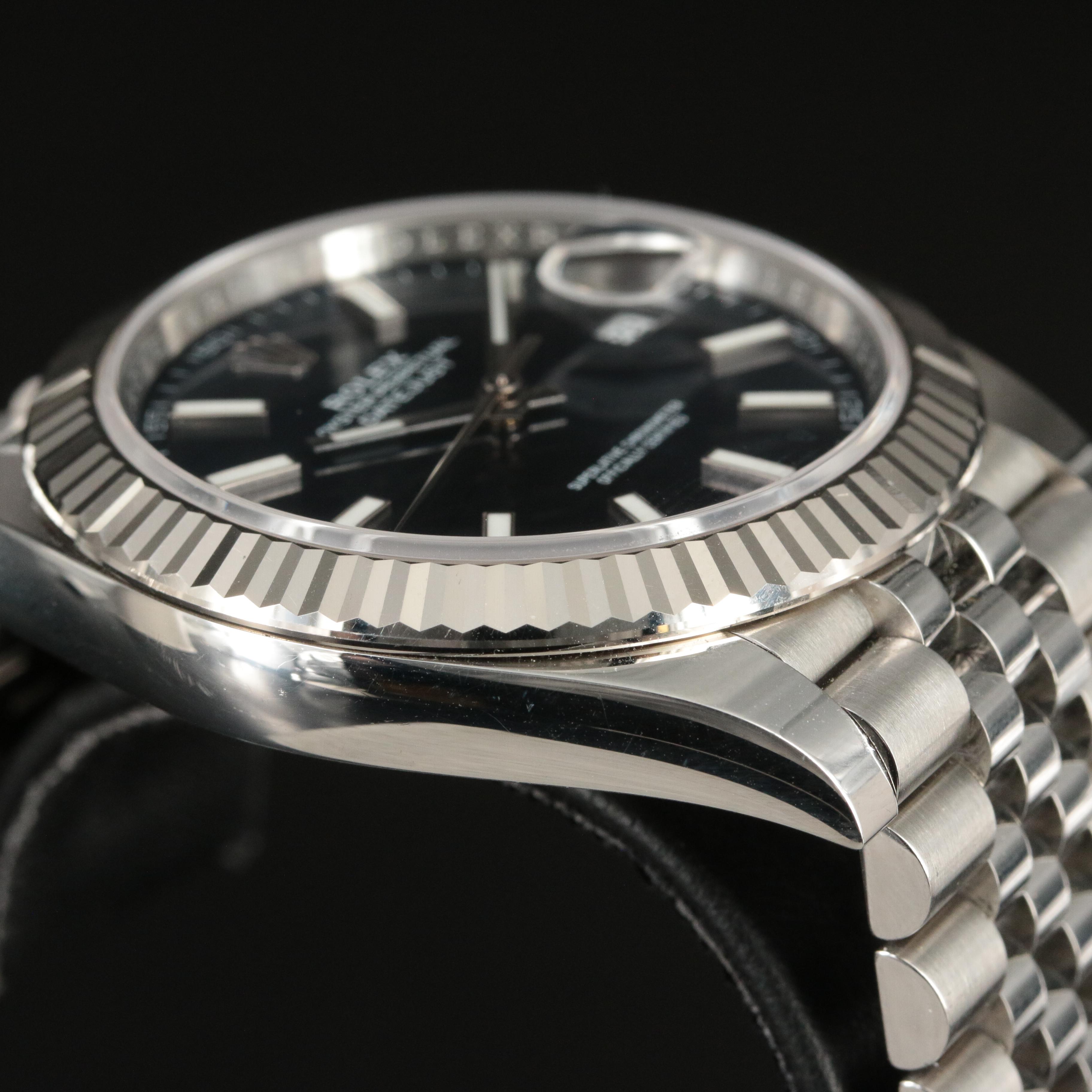 2023 Rolex Datejust Blue Dial 18K and Stainless Steel Watch