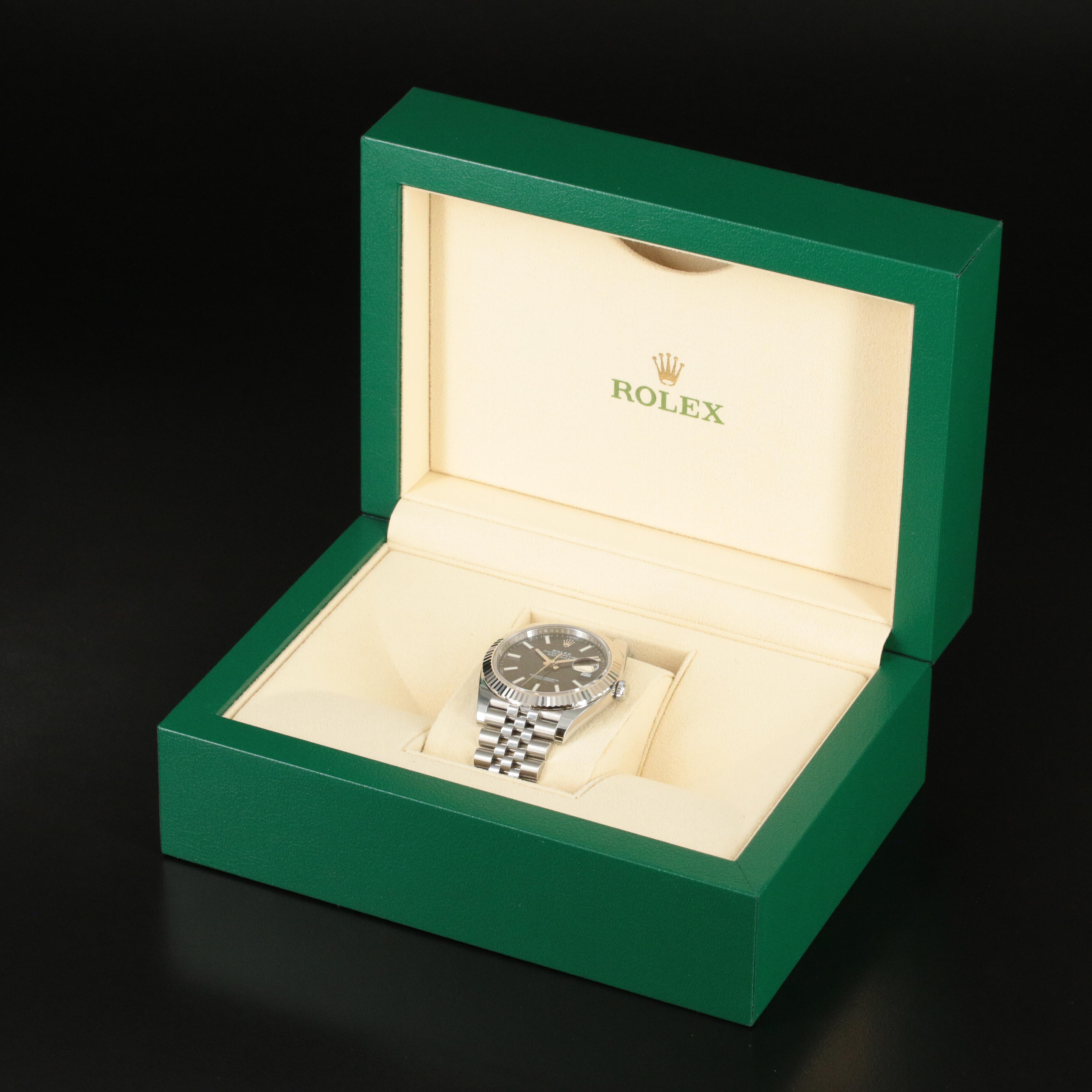 2023 Rolex Datejust Blue Dial 18K and Stainless Steel Watch