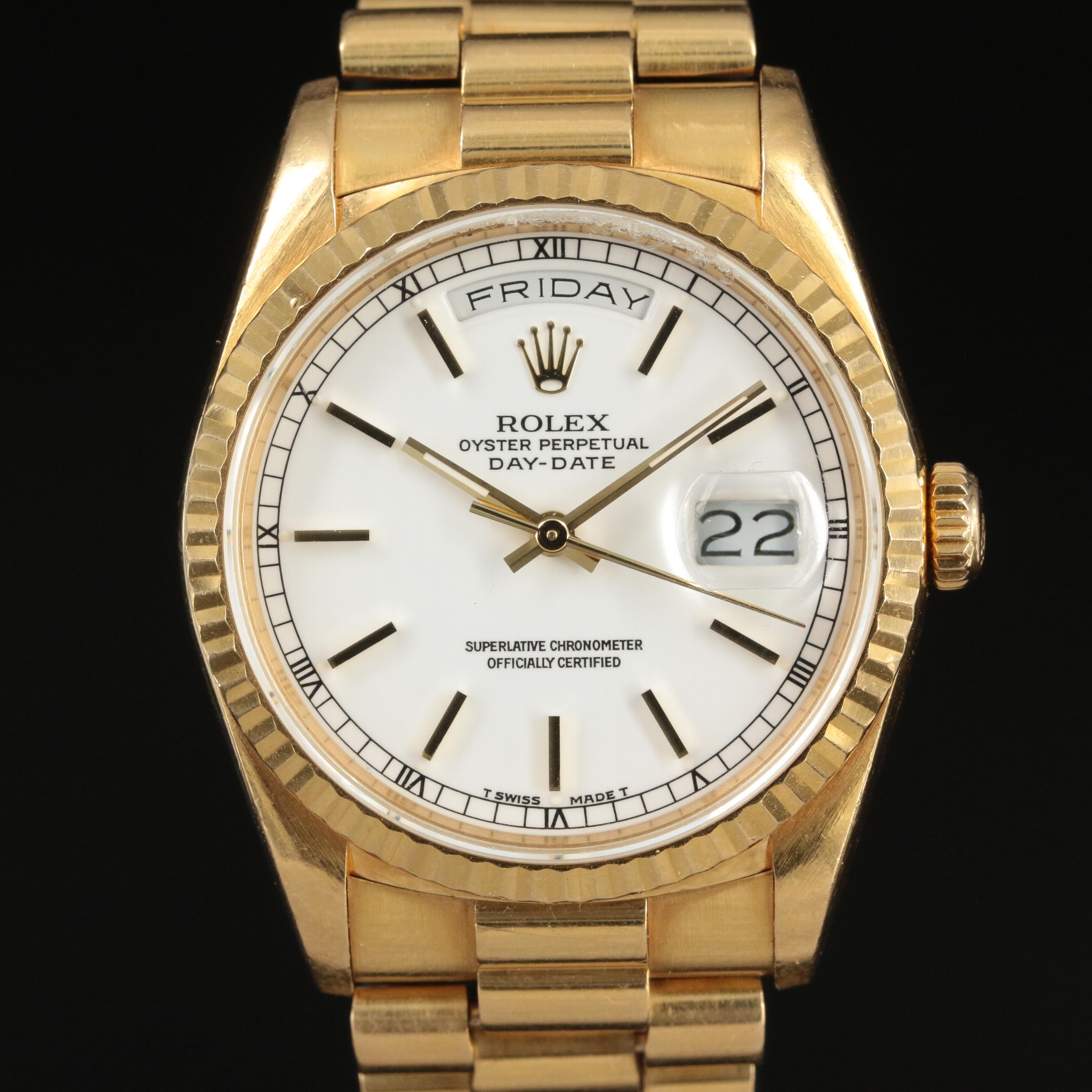 1987 Rolex Day-Date President Watch