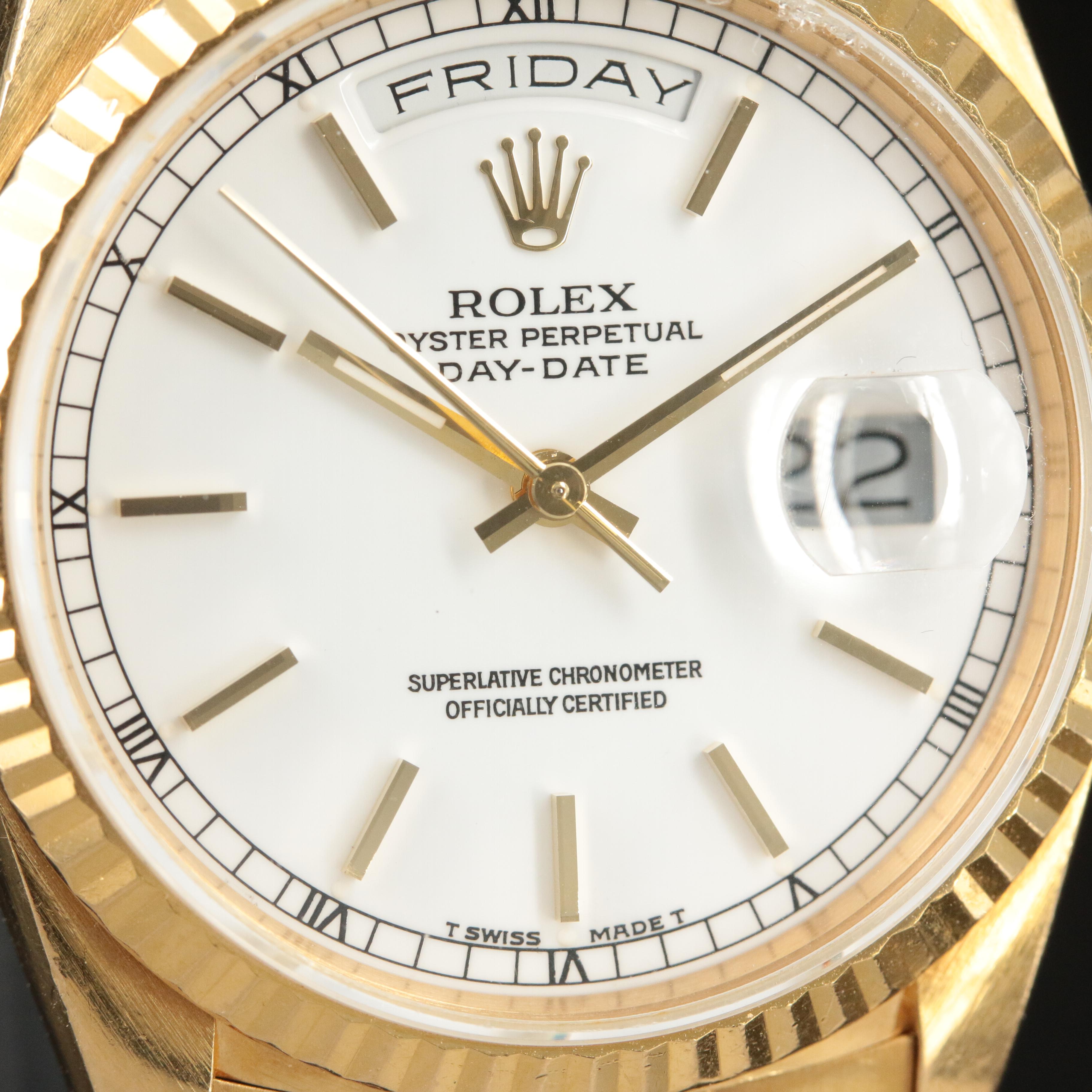 1987 Rolex Day-Date President Watch