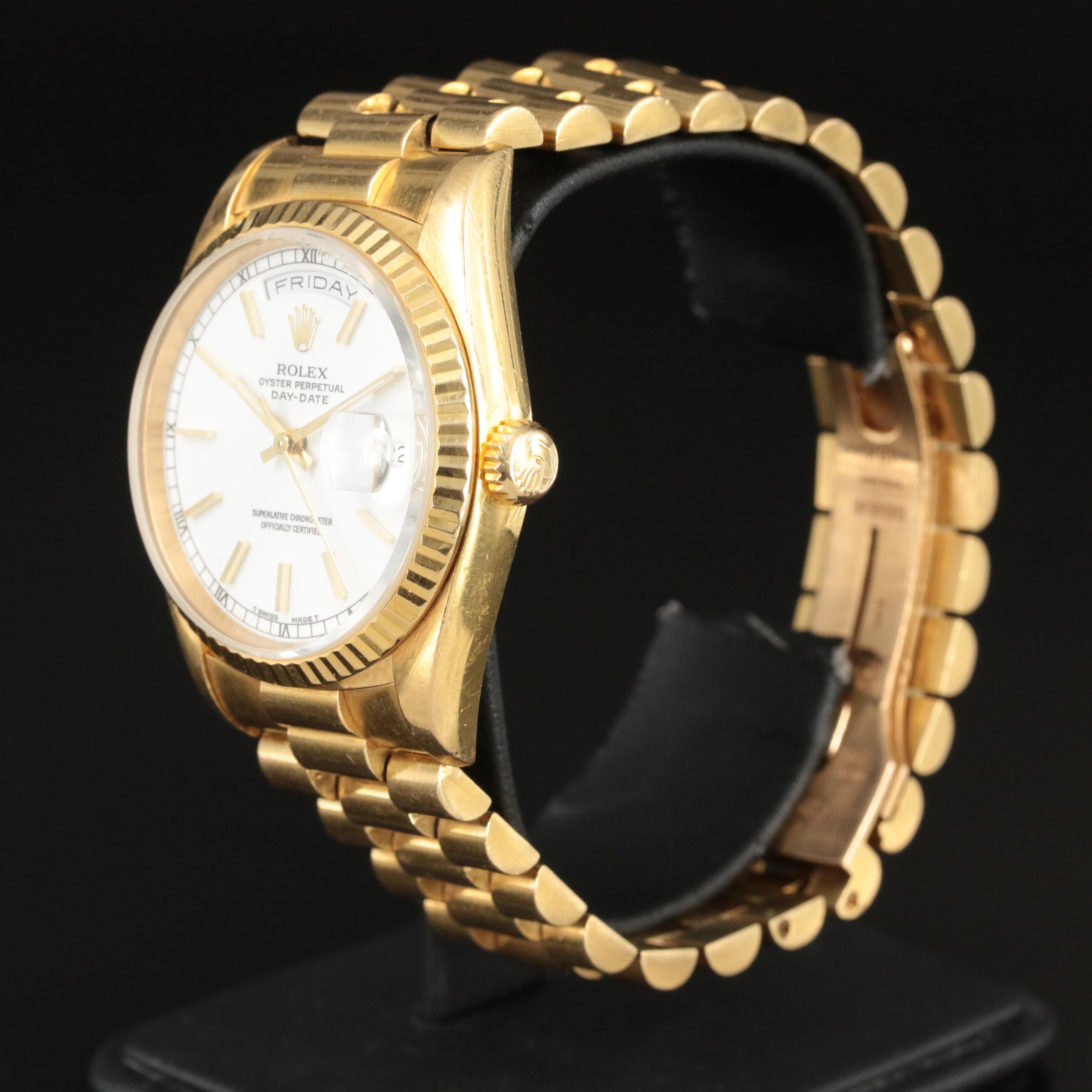 1987 Rolex Day-Date President Watch