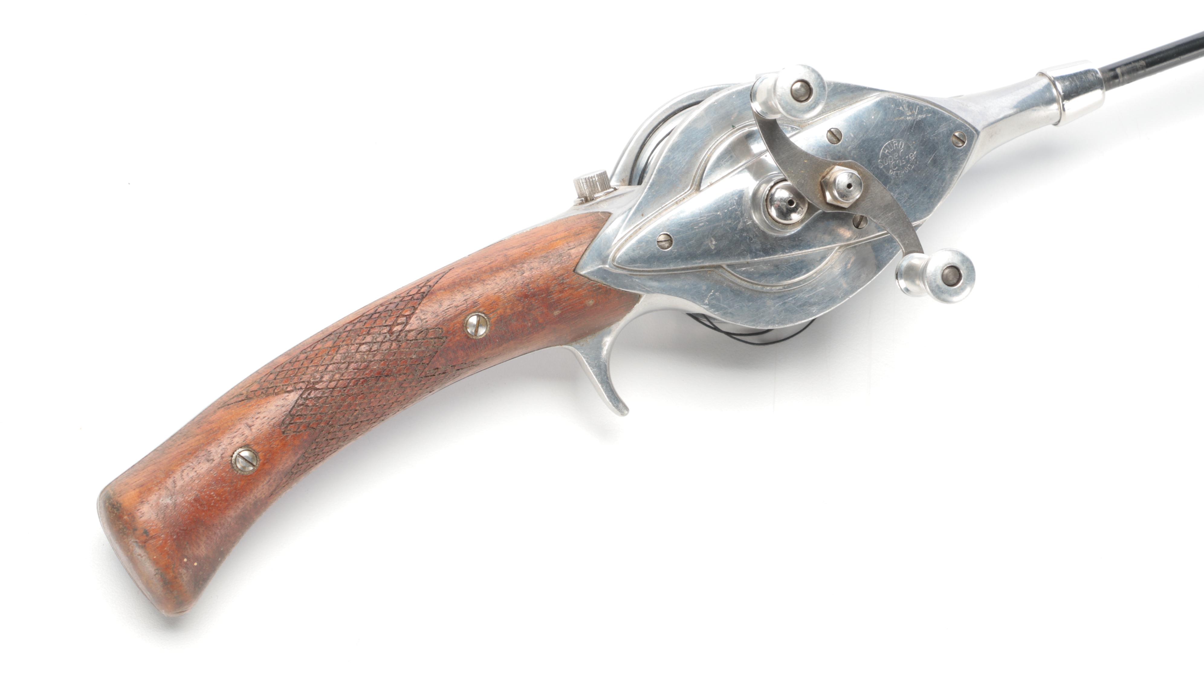 Hurd Super Caster Fishing Rod, Mid-20th Century