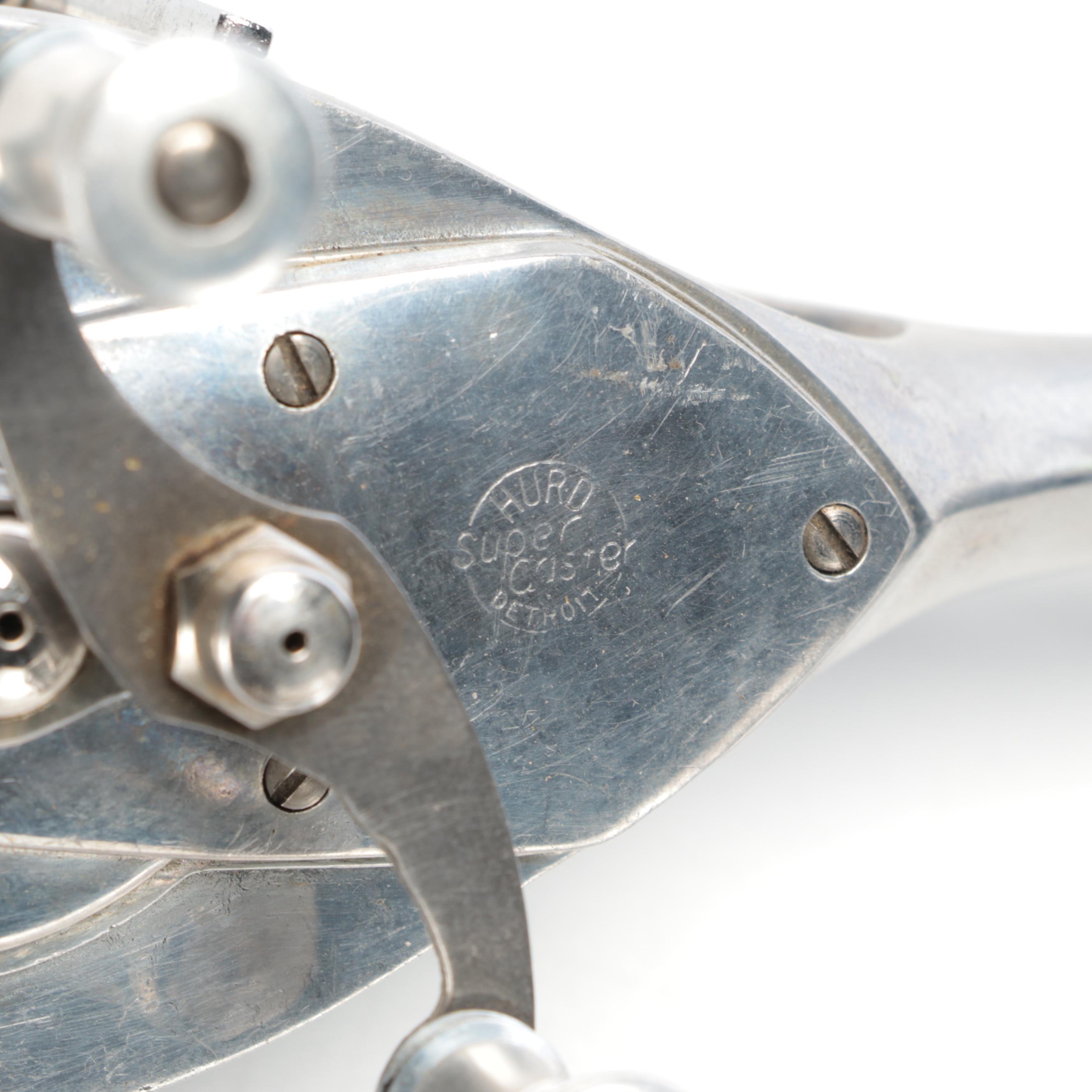 Hurd Super Caster Fishing Rod, Mid-20th Century