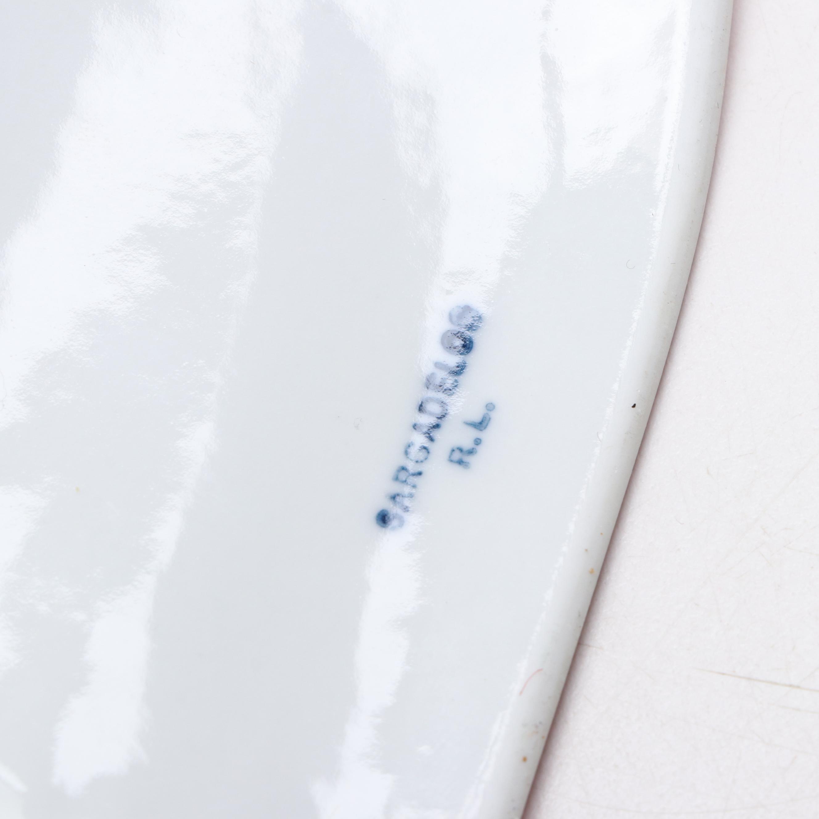 Sargadelos Porcelain Spanish Mask with Other East Asian and Russian Décor