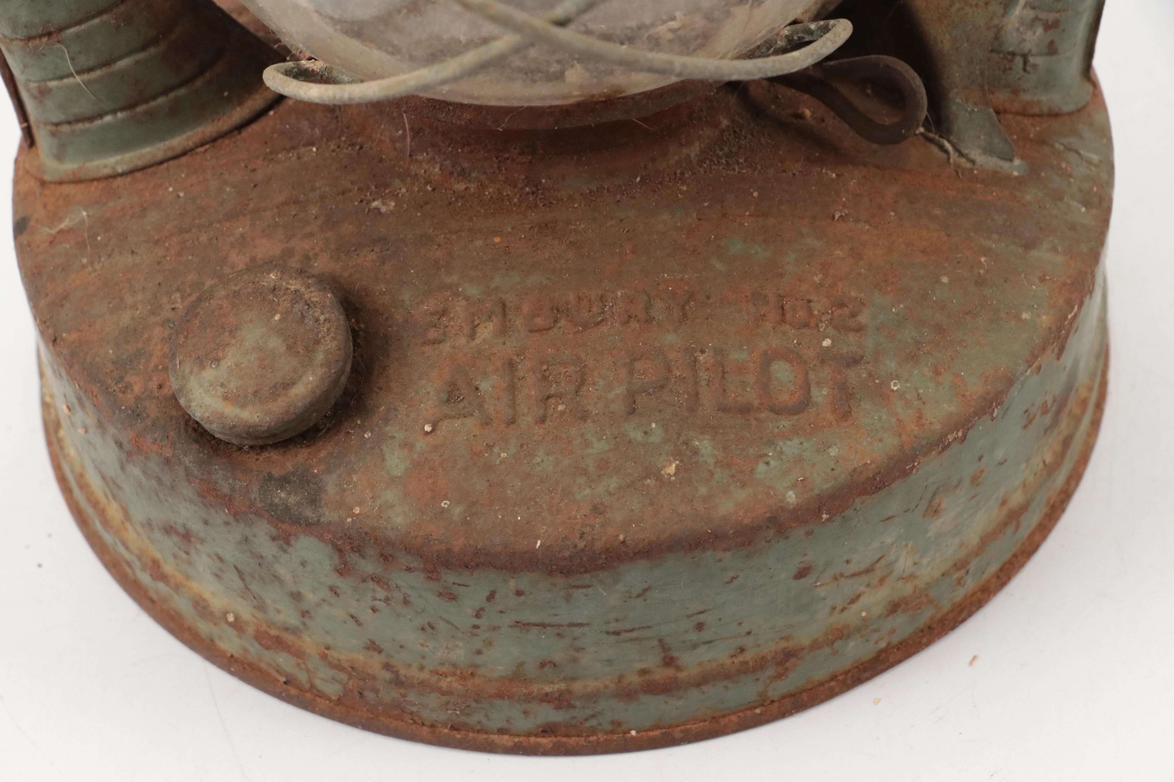 Giant Oil Lamp with Dietz and Embury Mfg. Co. Oil Lanterns & Converted Oil Lamp