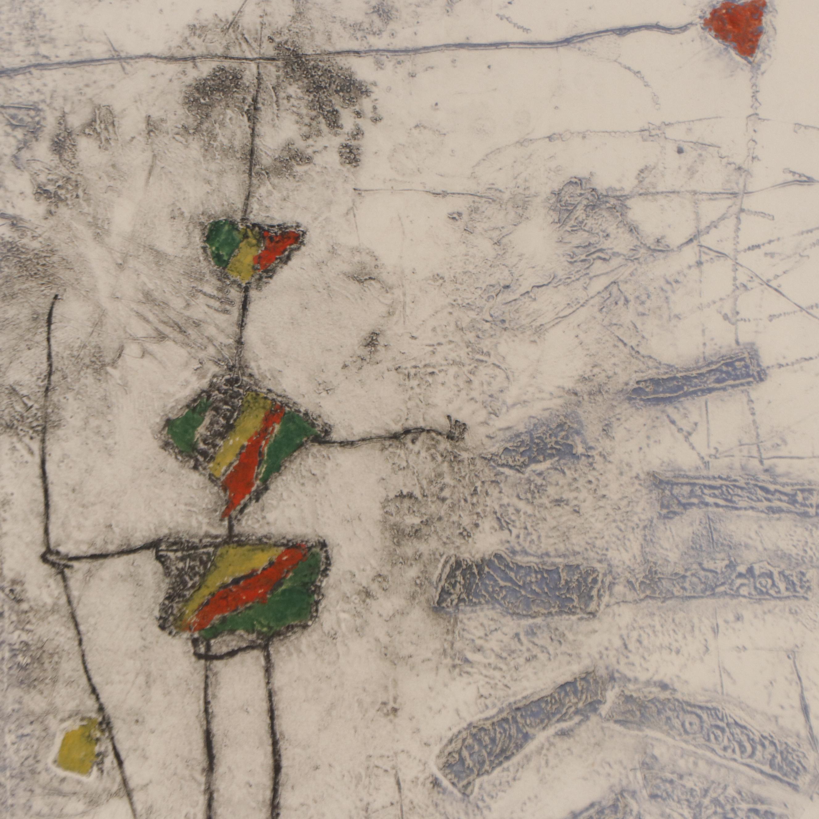 Modernist Color Etching, 1975