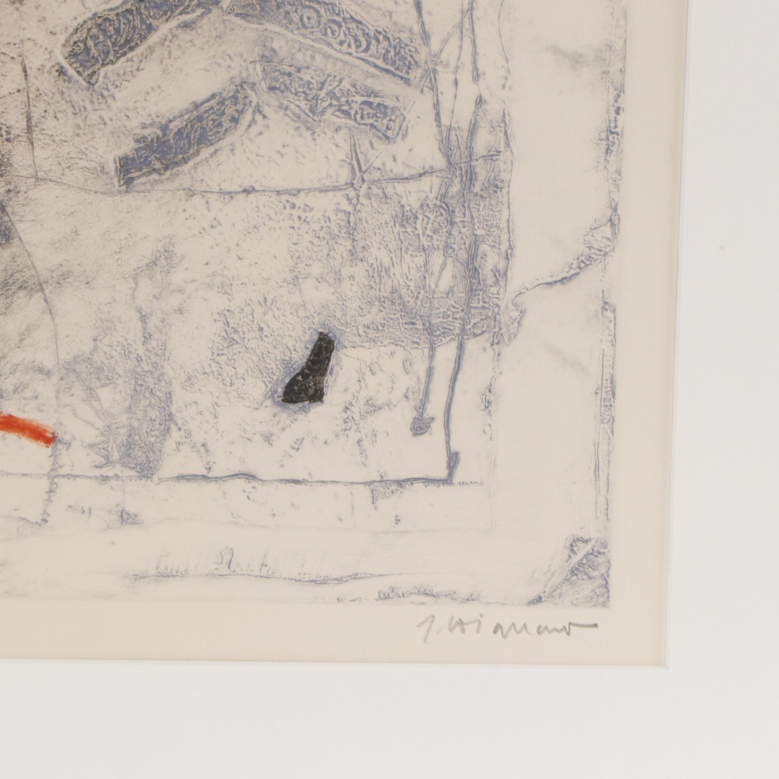 Modernist Color Etching, 1975