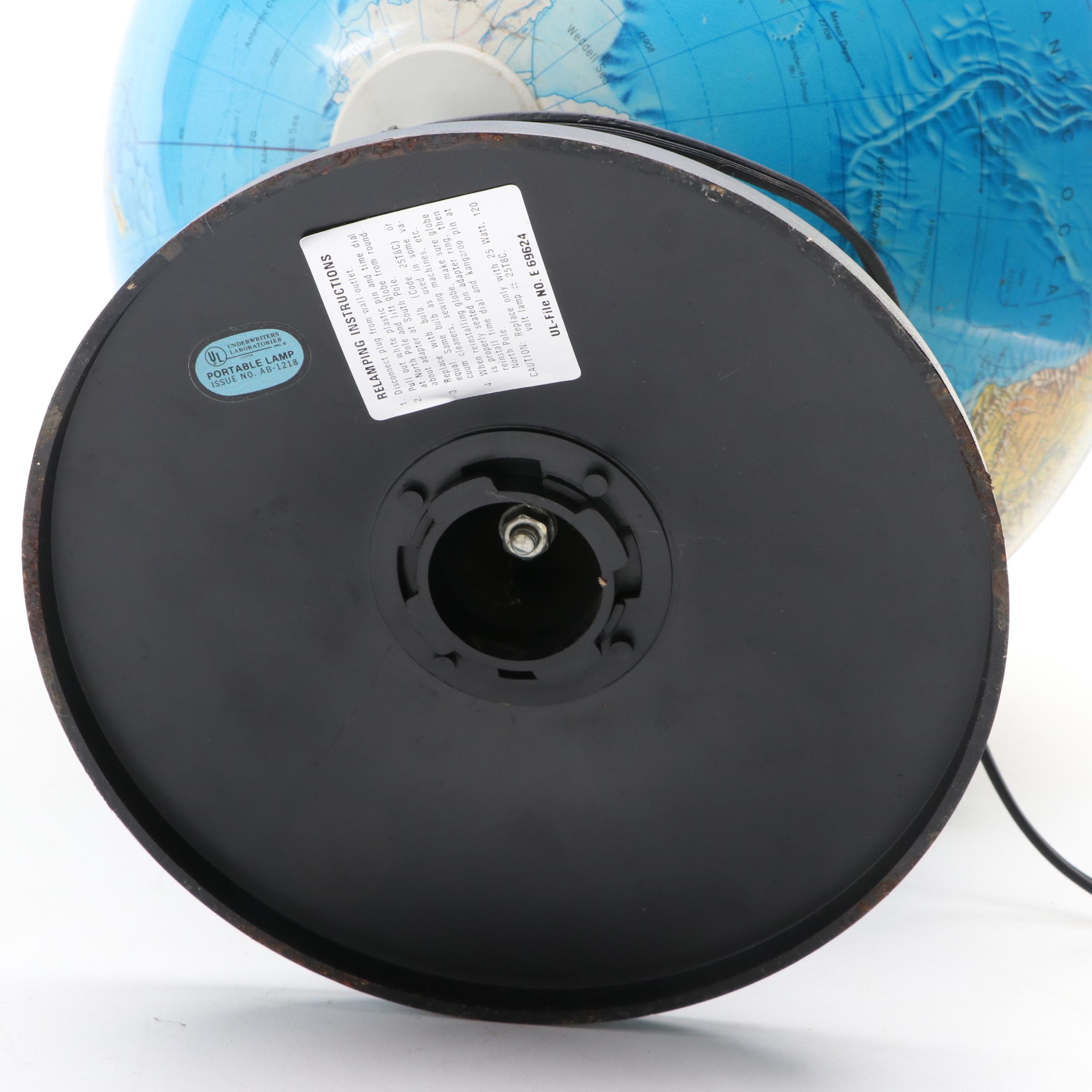 World Globe Table Lamp