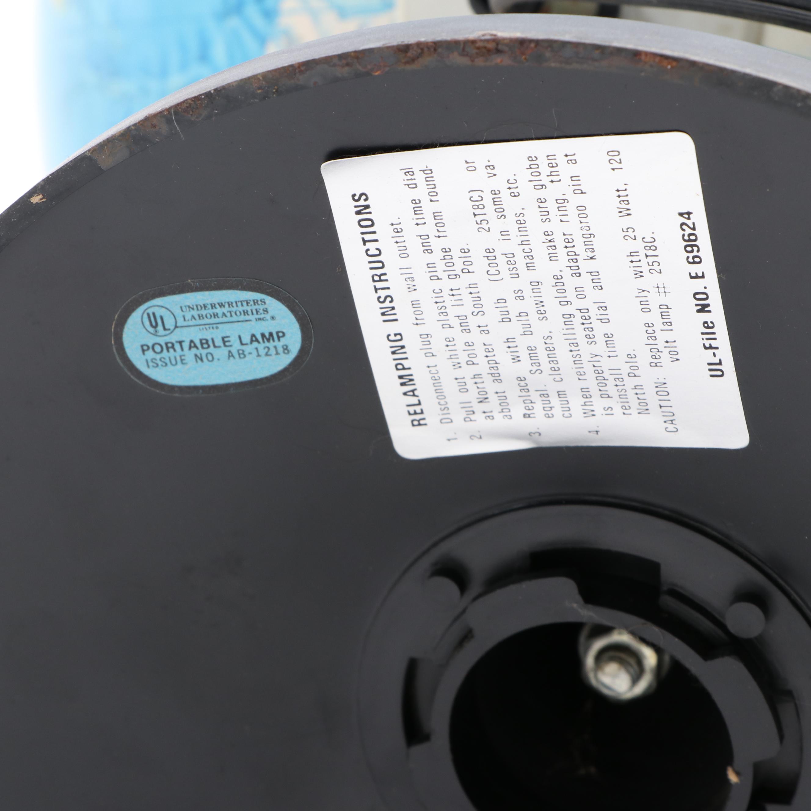 World Globe Table Lamp