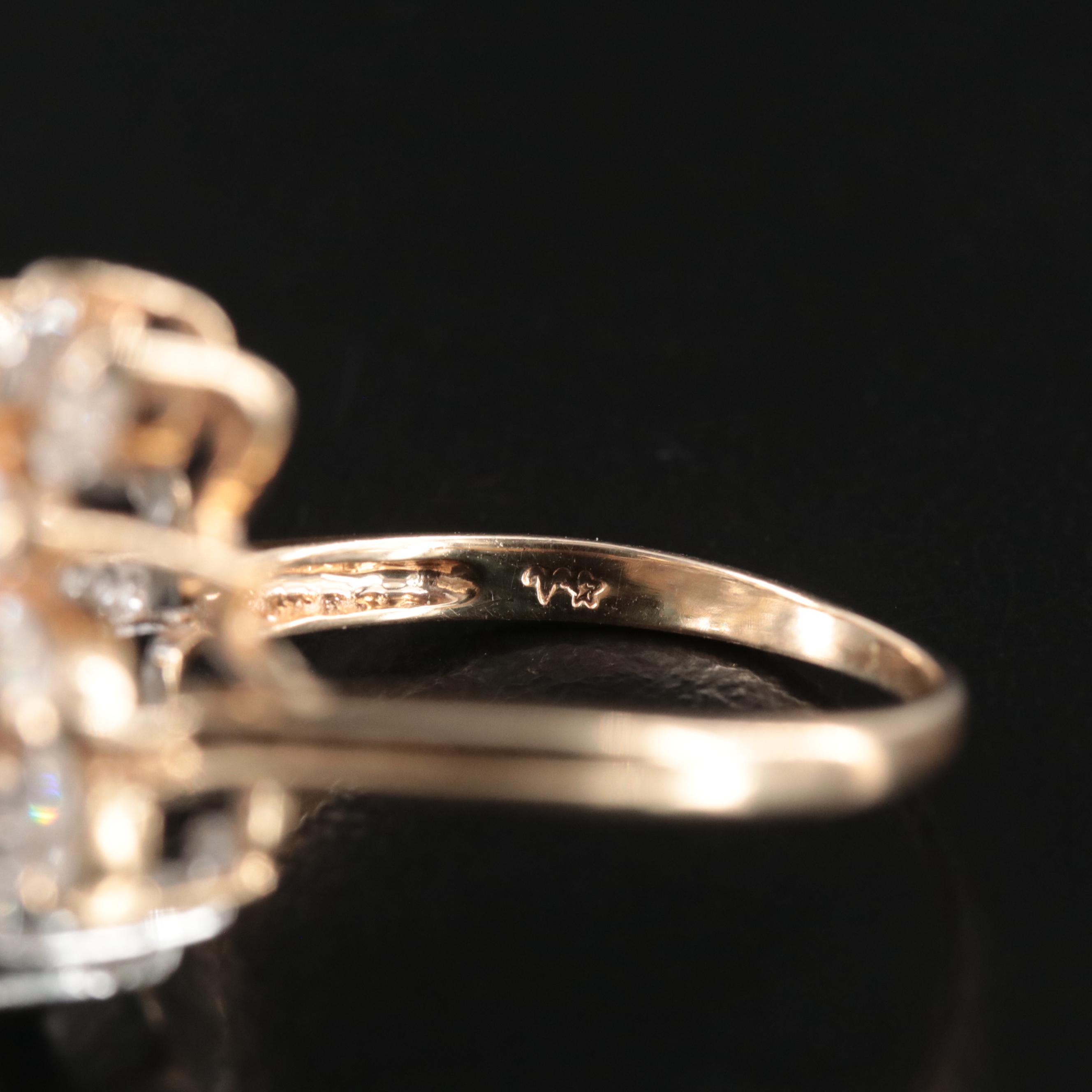 14K 1.00 CTW Diamond Ring