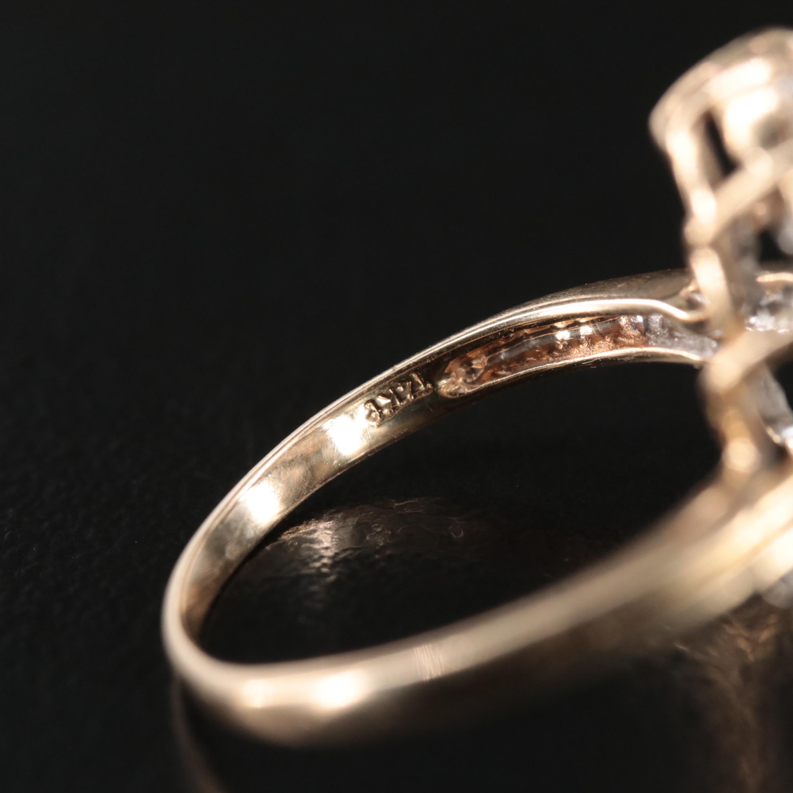 14K 1.00 CTW Diamond Ring