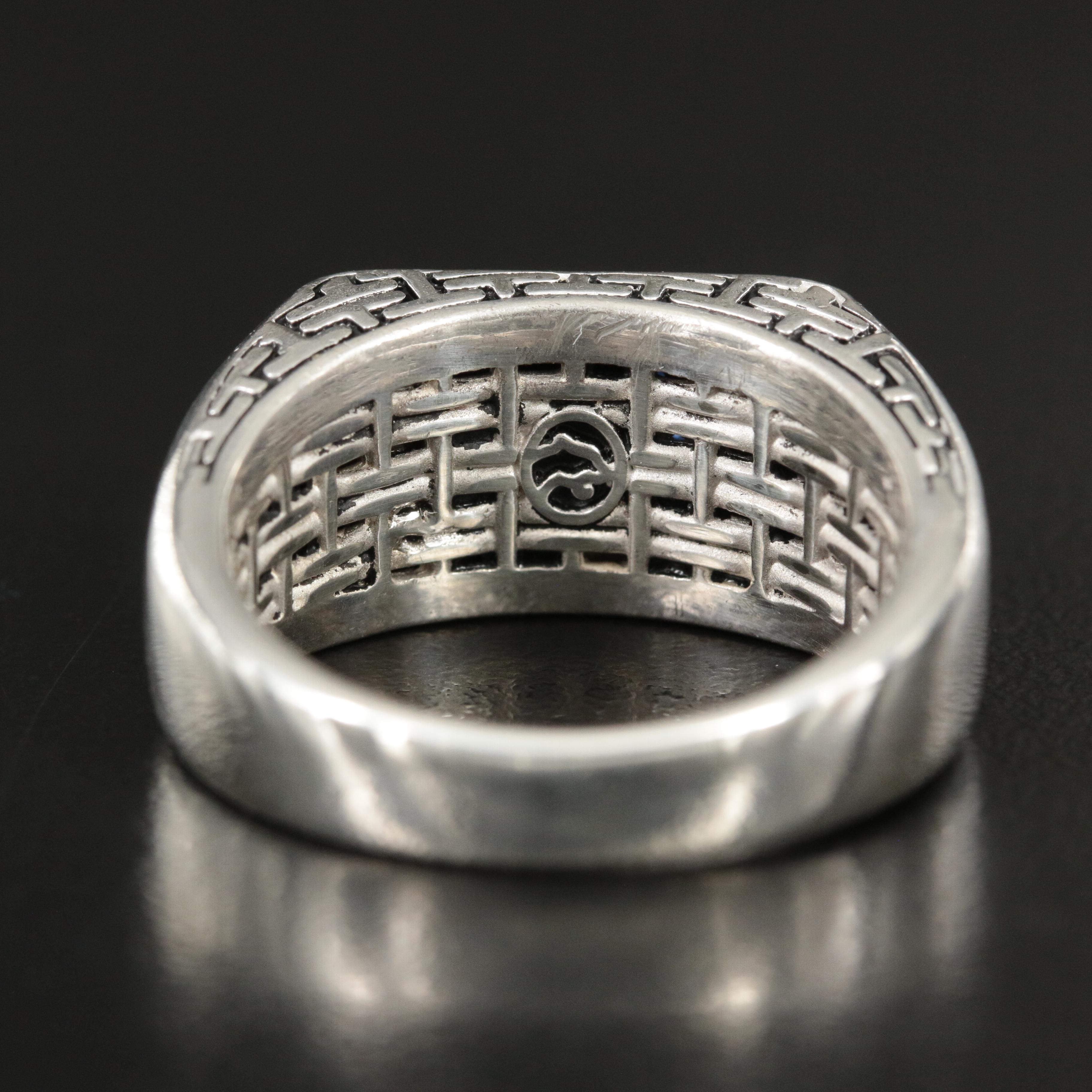 EFFY Sapphire Ring with 18K Gold Accent