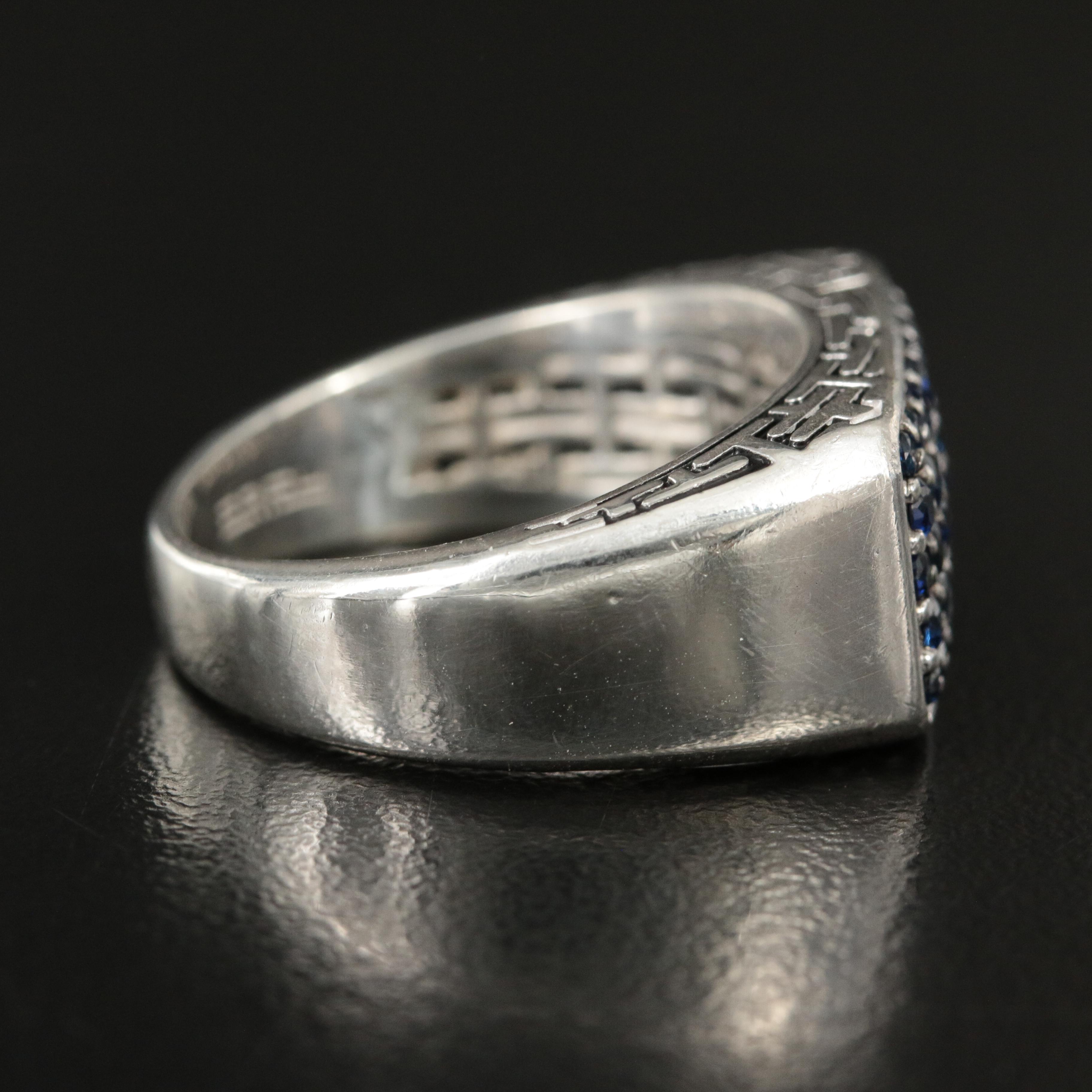 EFFY Sapphire Ring with 18K Gold Accent