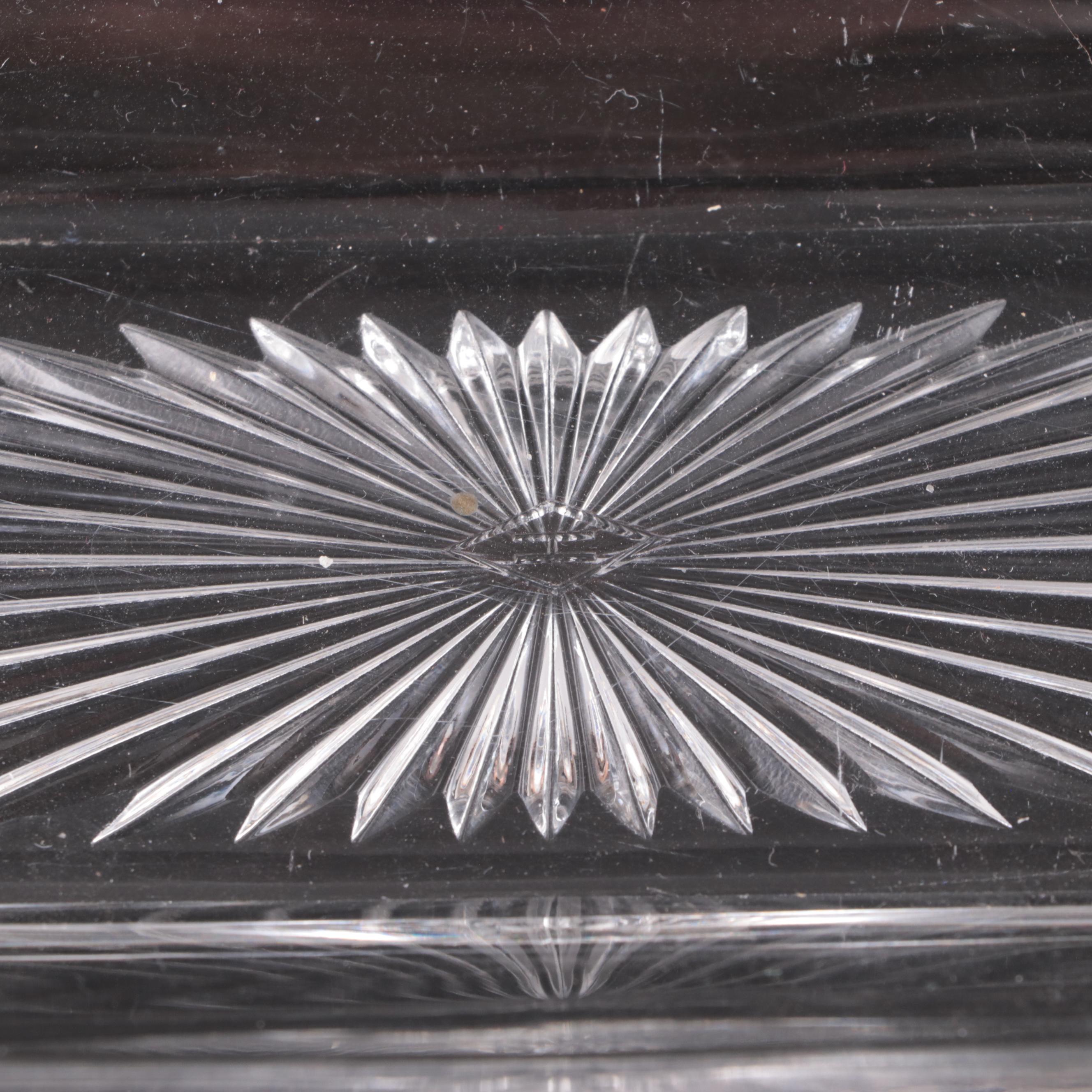 Heisey "Ipswich" Coupes and Cocktail Glasses with Other Relish Dish