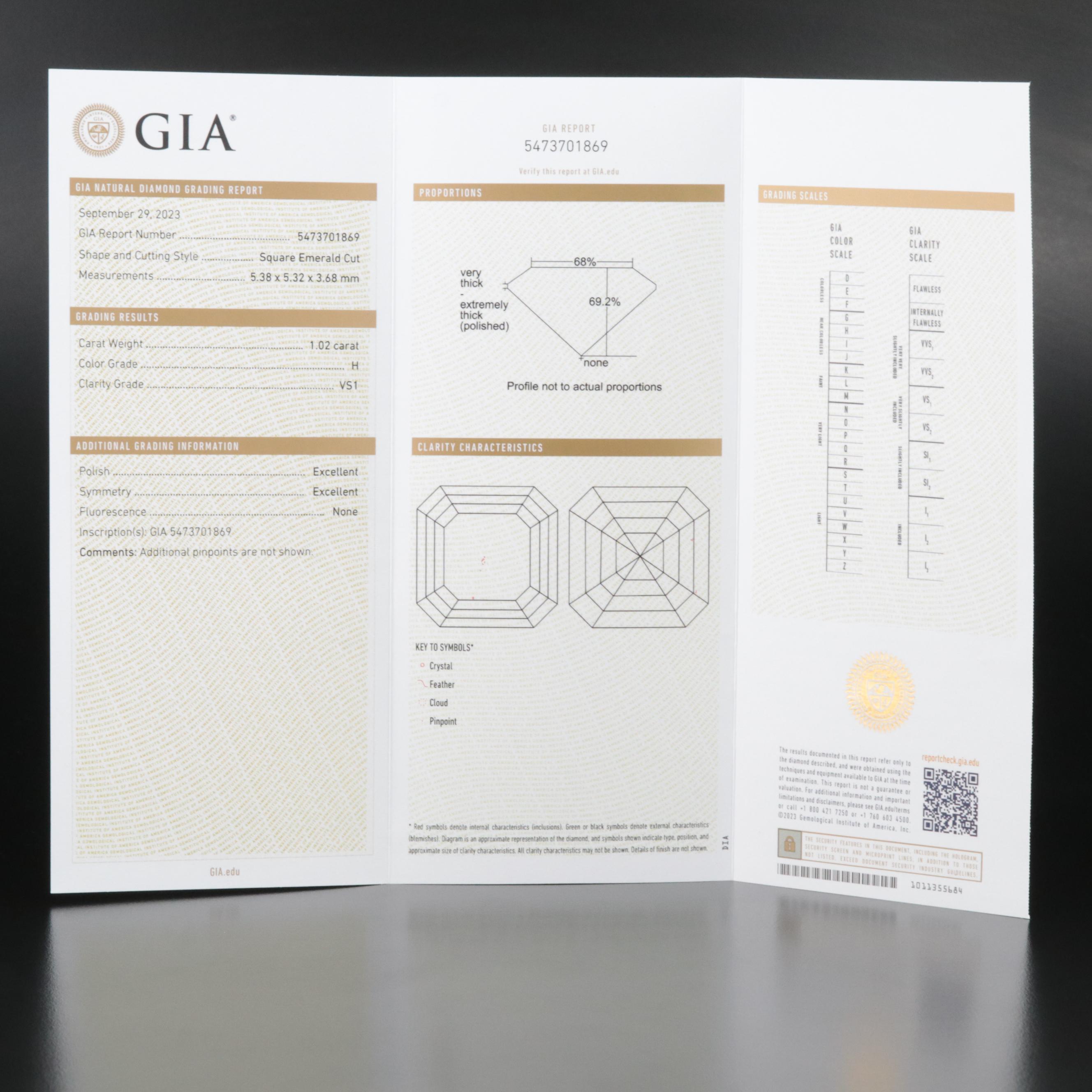 Platinum 2.04 CTW Diamond Stud Earrings with GIA Reports