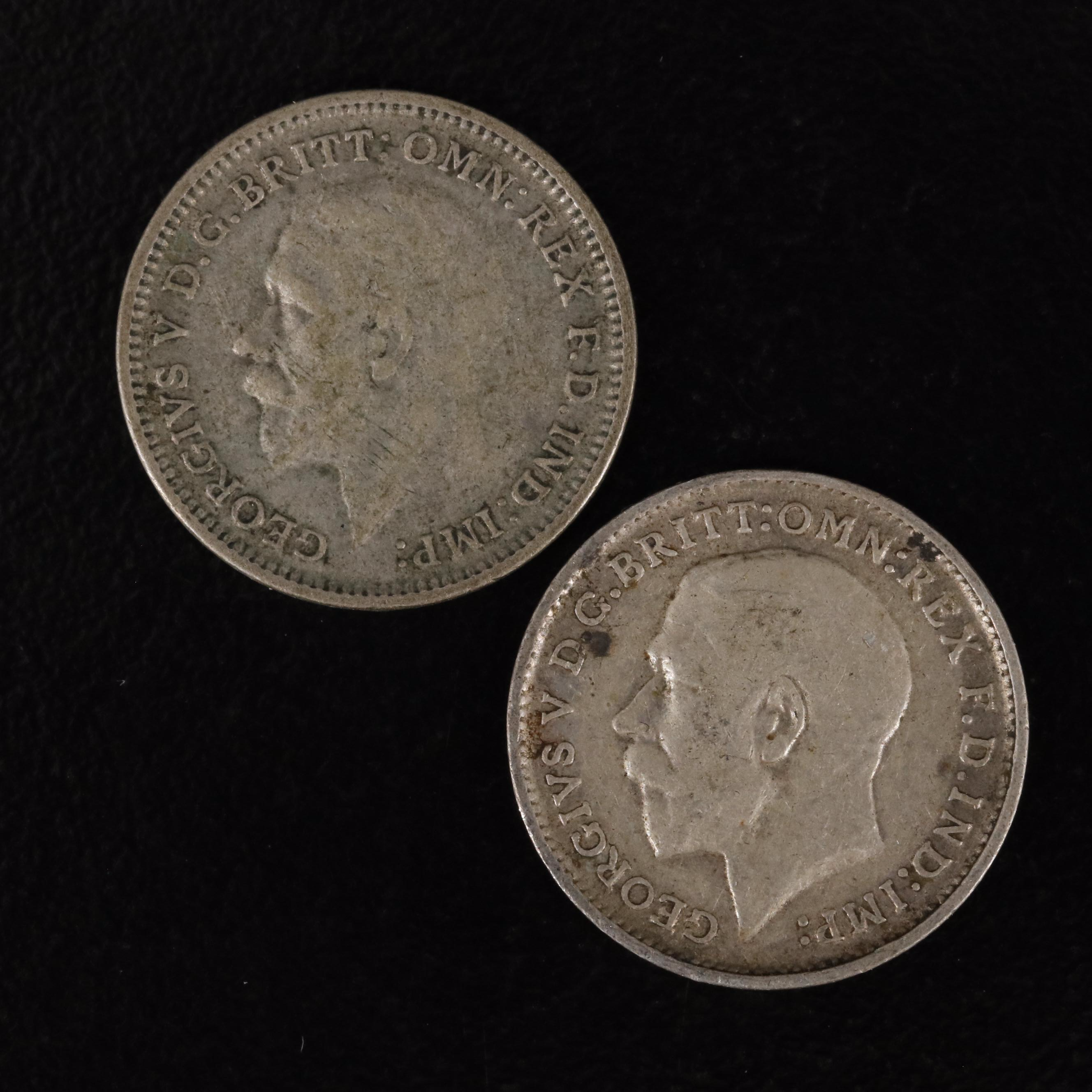 Eighteen Silver Foreign Coins