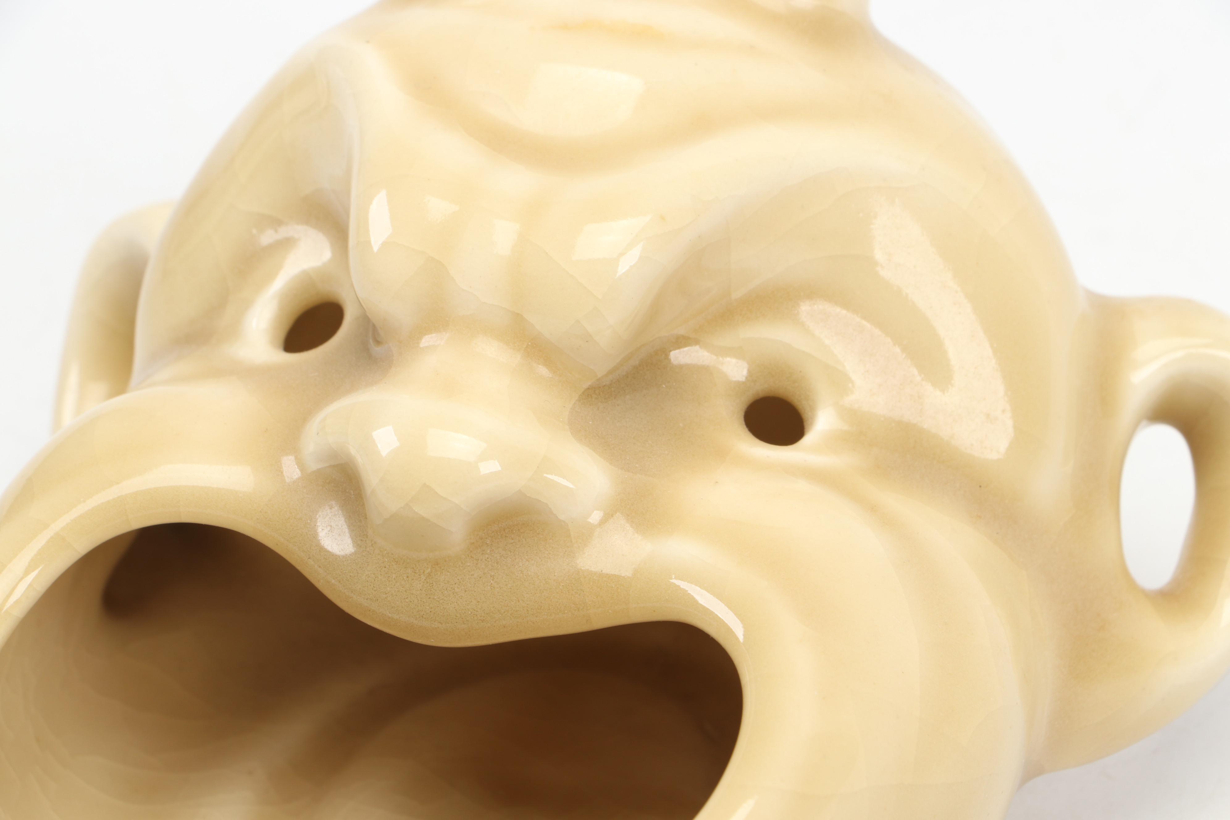 Rookwood Pottery Devil Mask Glazed Ceramic Ashtray, 1948 EBTH