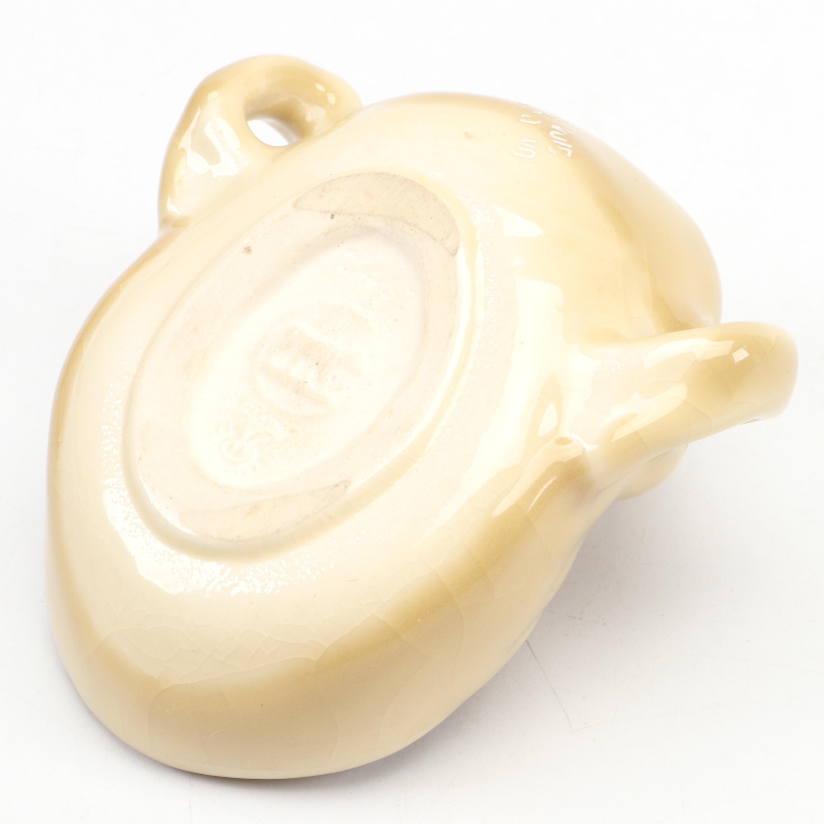 Rookwood Pottery Devil Mask Glazed Ceramic Ashtray, 1948