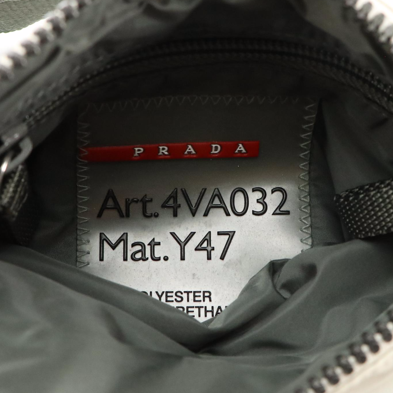 Prada Sport White Nylon Flat Crossbody Sling Bag