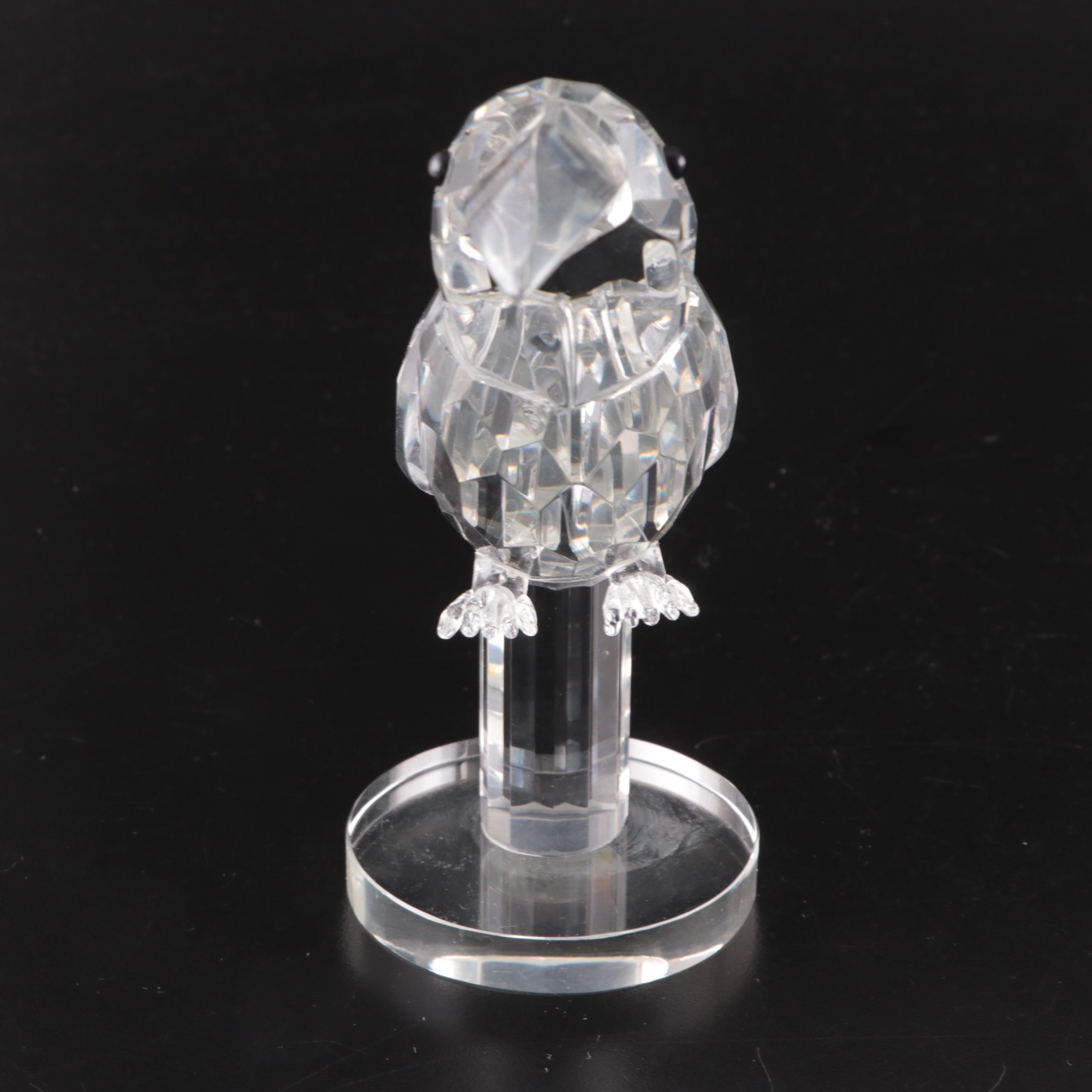Shannon Crystal Bear with Crystal Toucan Figurines
