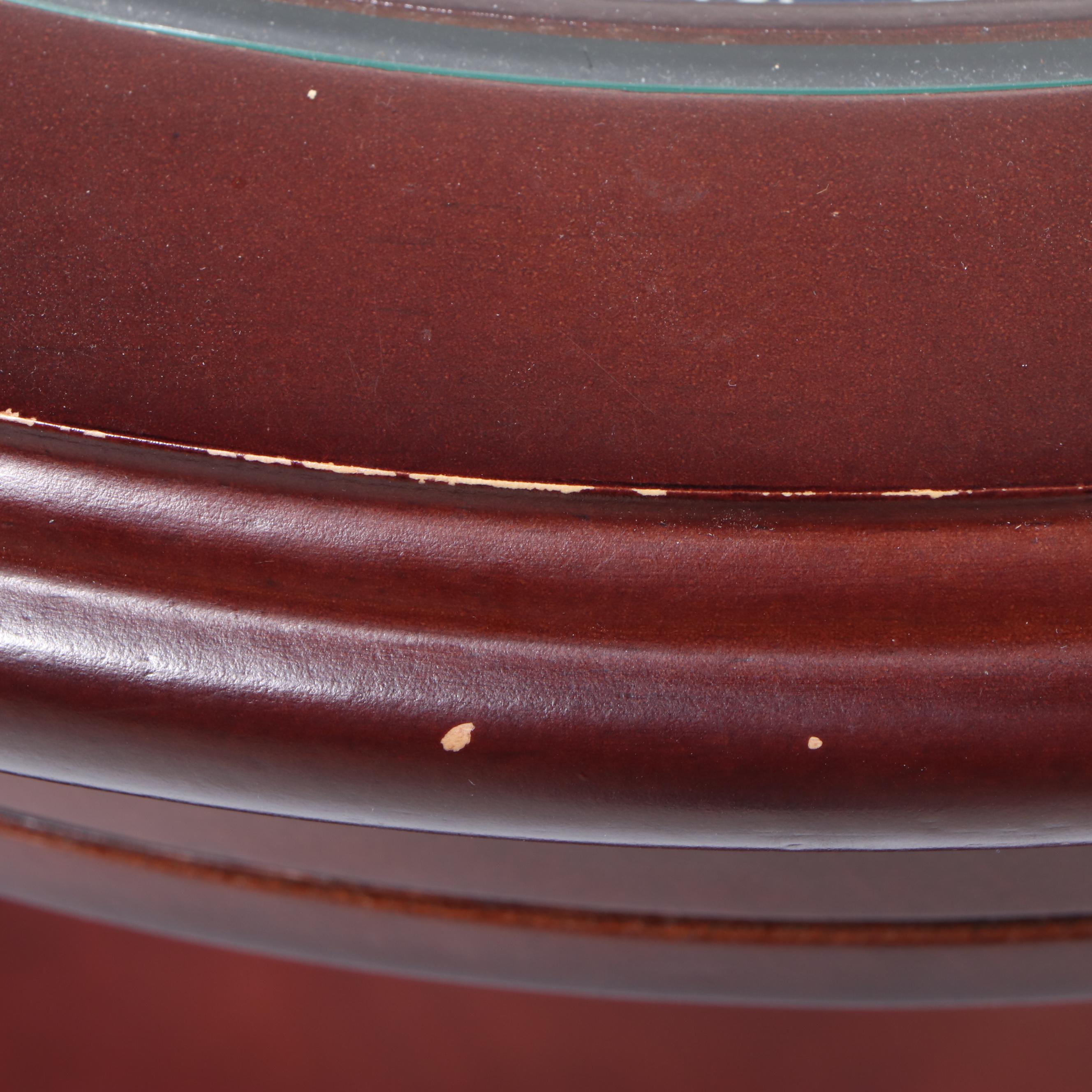 The Danbury Mint "Penn State Nittany Lions" Glass Top Side Table