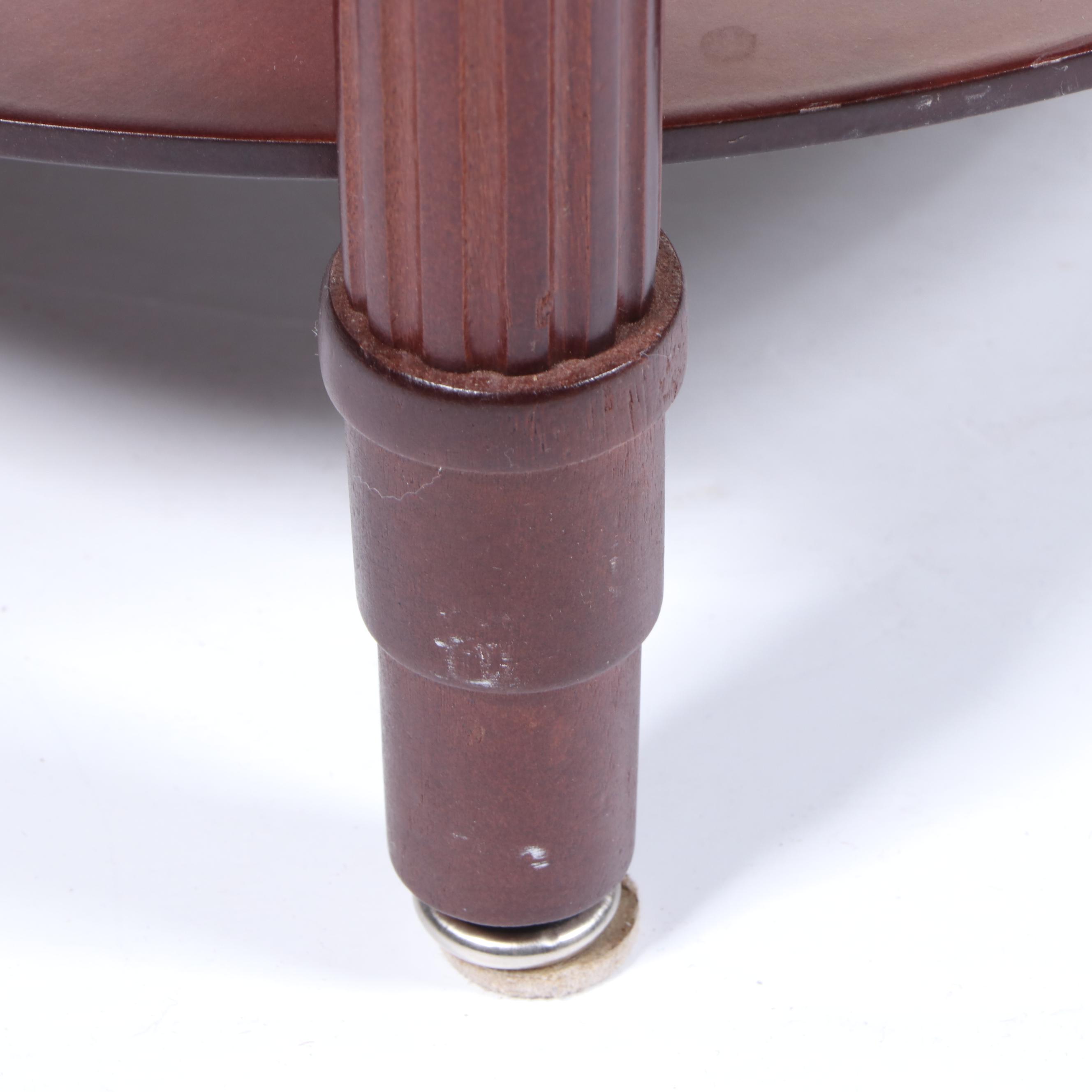 The Danbury Mint "Penn State Nittany Lions" Glass Top Side Table