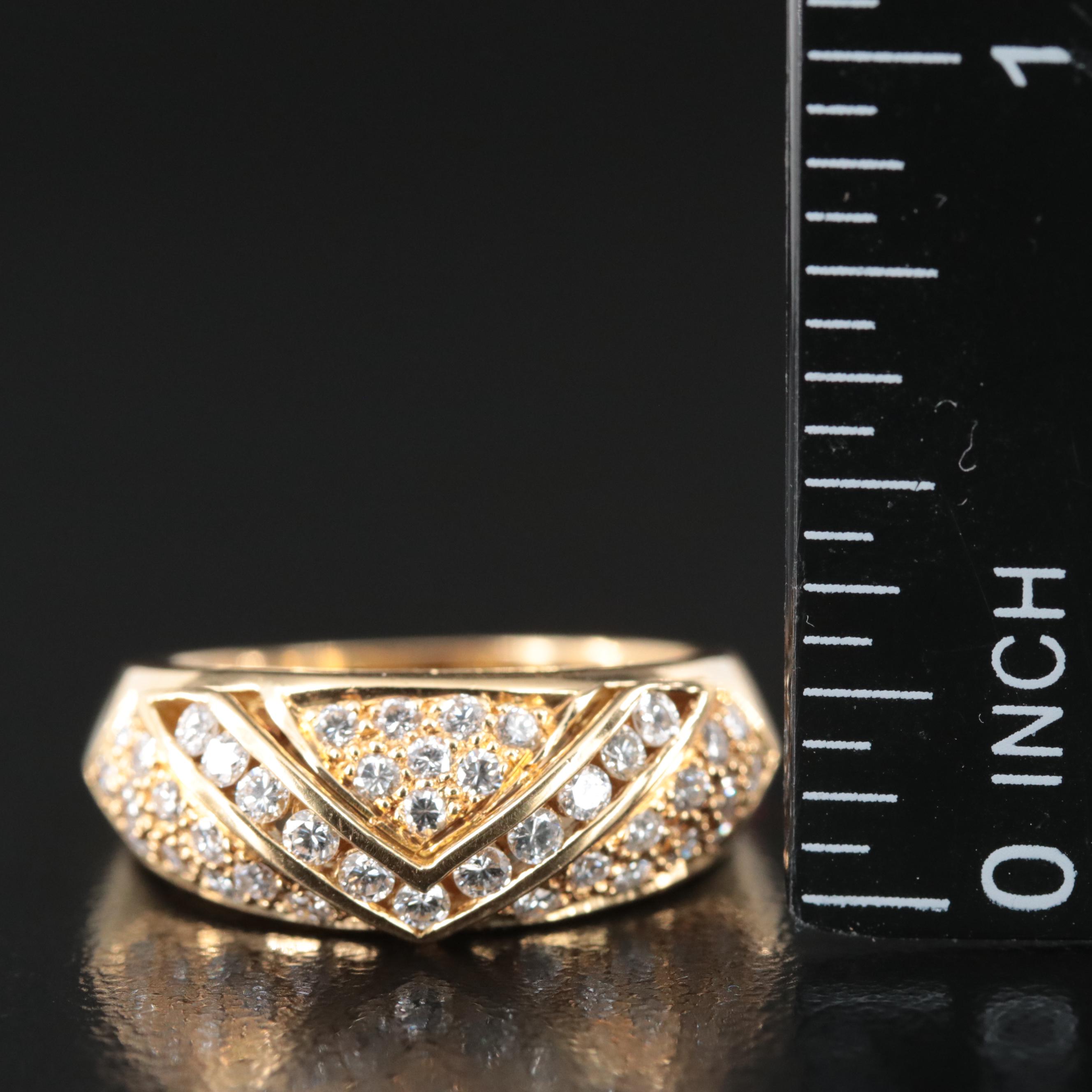 18K 0.67 CTW Diamond Ring