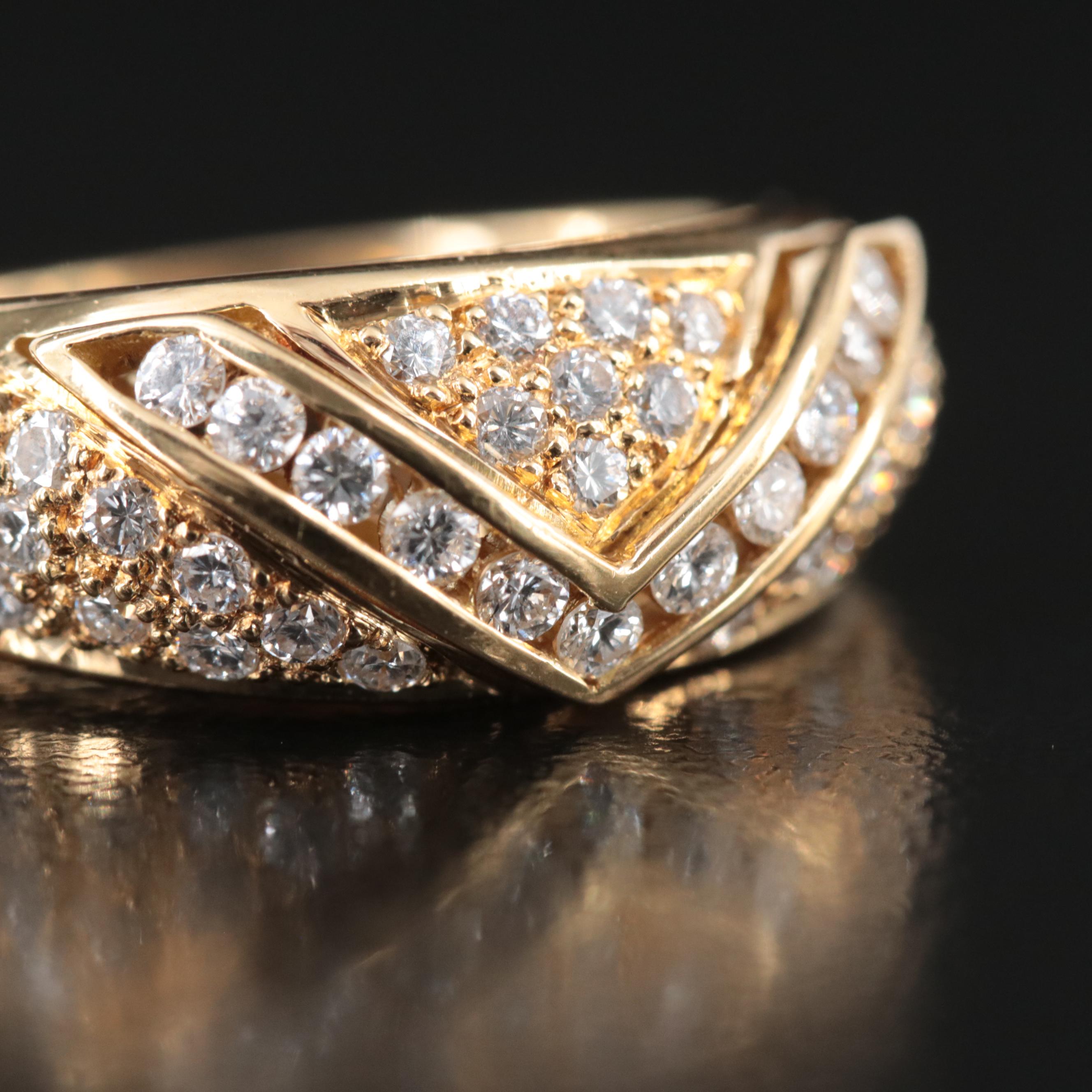 18K 0.67 CTW Diamond Ring