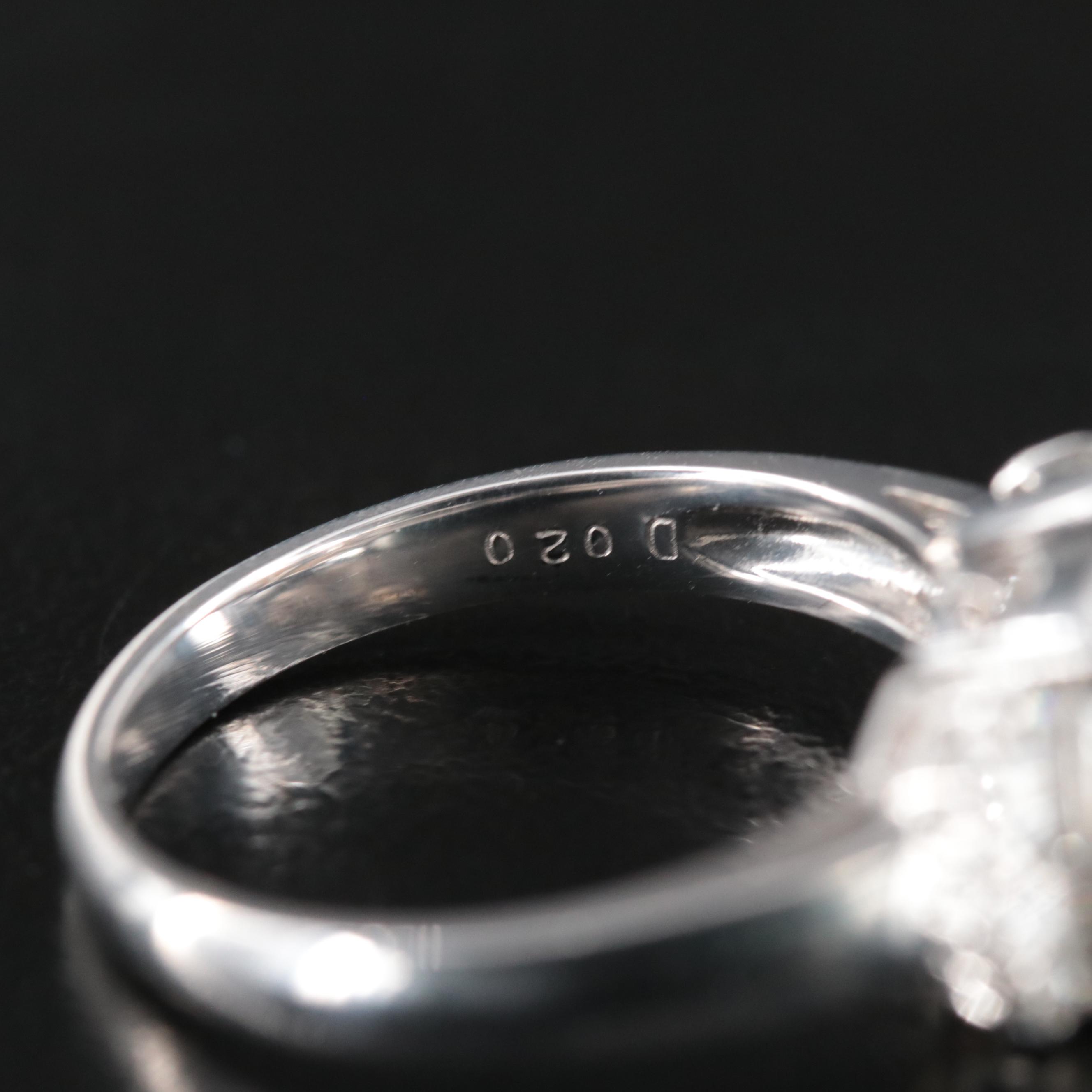 Platinum Pearl and Diamond Ring