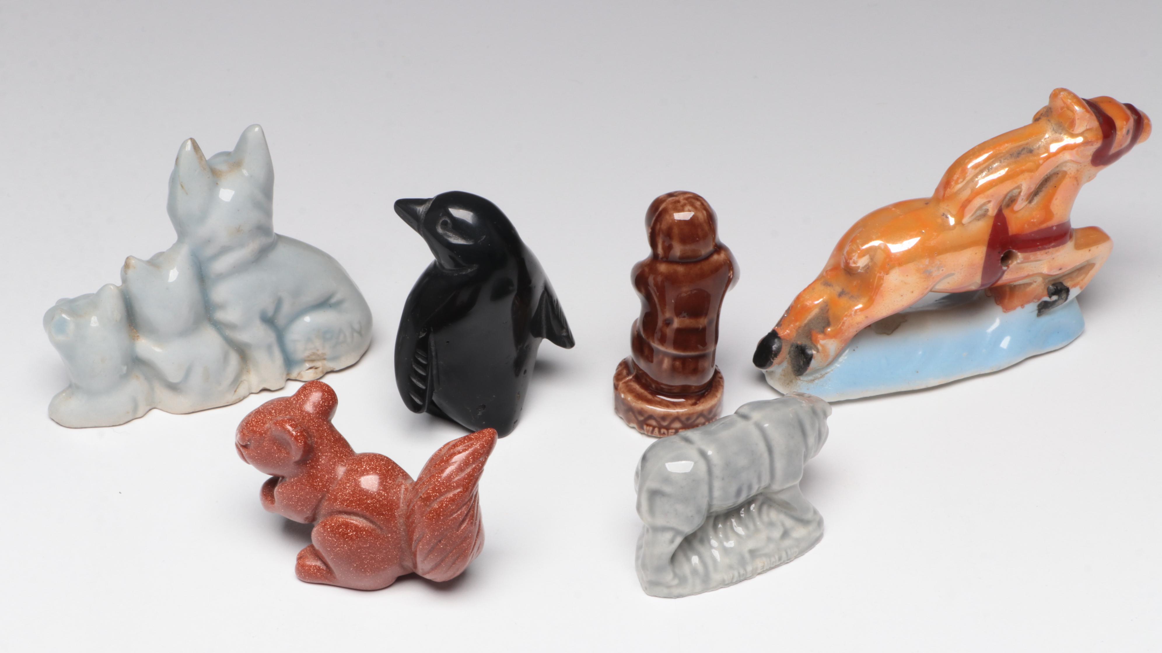 Goldstone Glass, Ceramic and More Animal Figurines