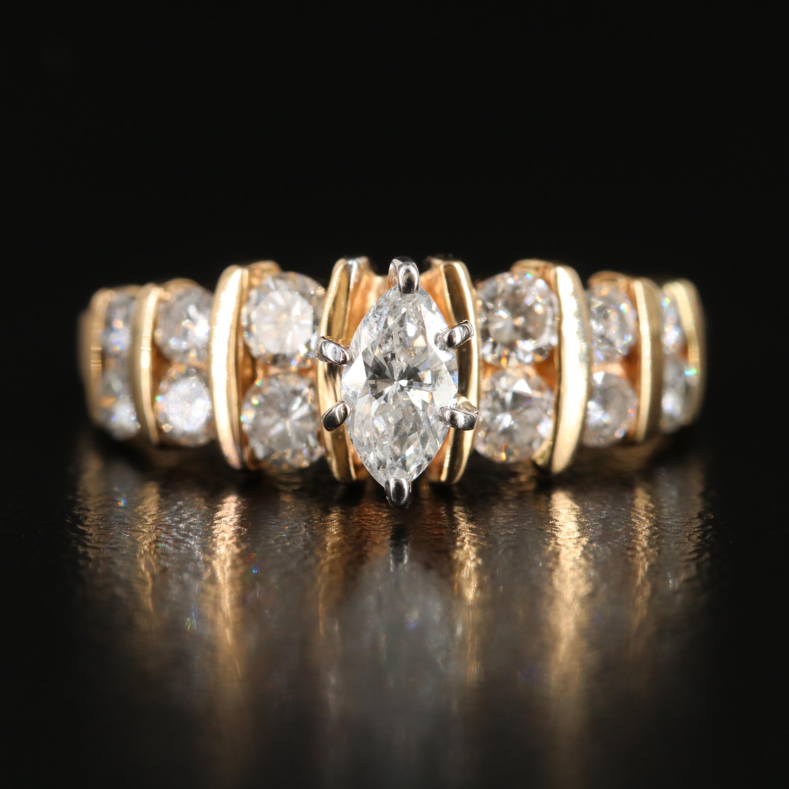 14K 0.79 CTW Diamond Ring