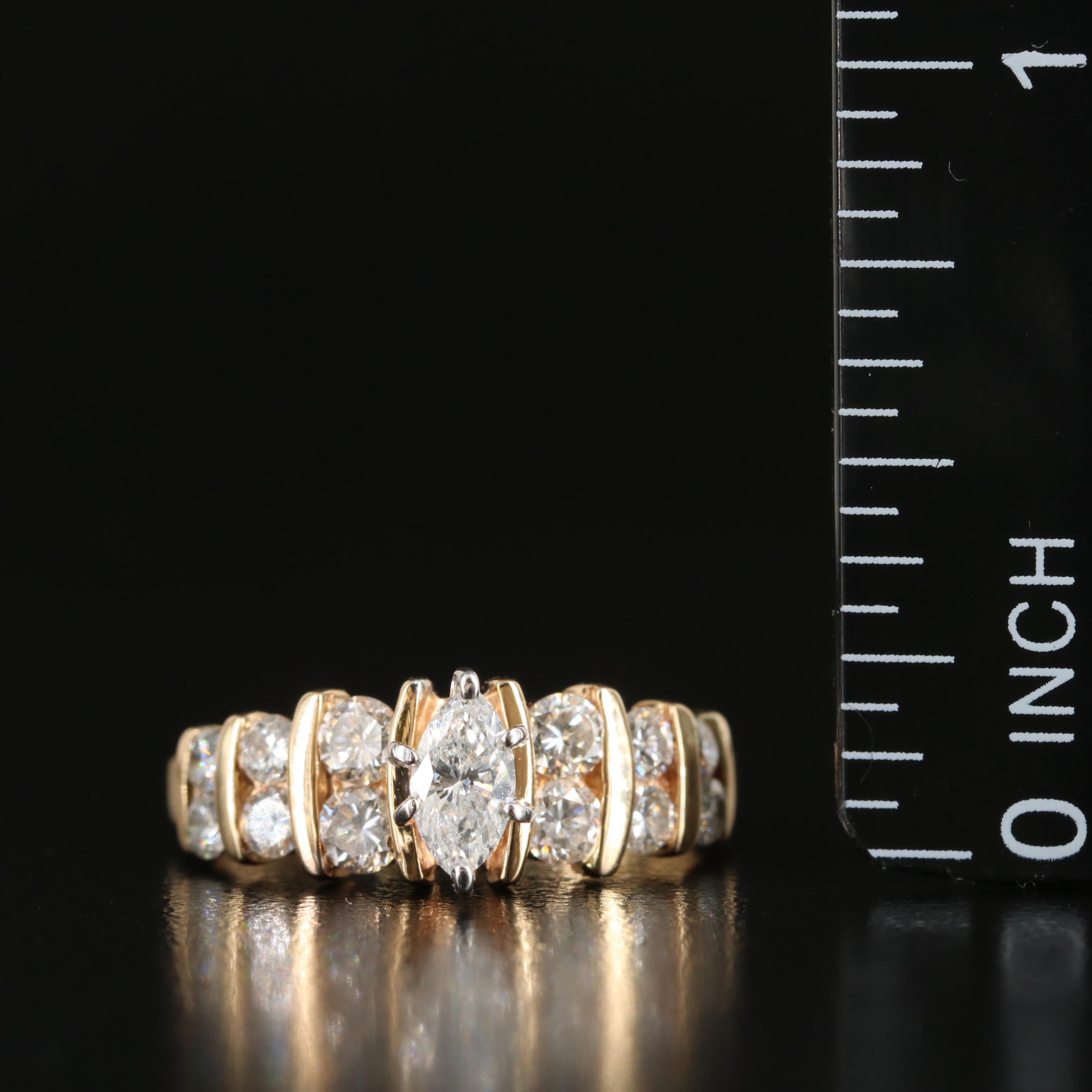14K 0.79 CTW Diamond Ring