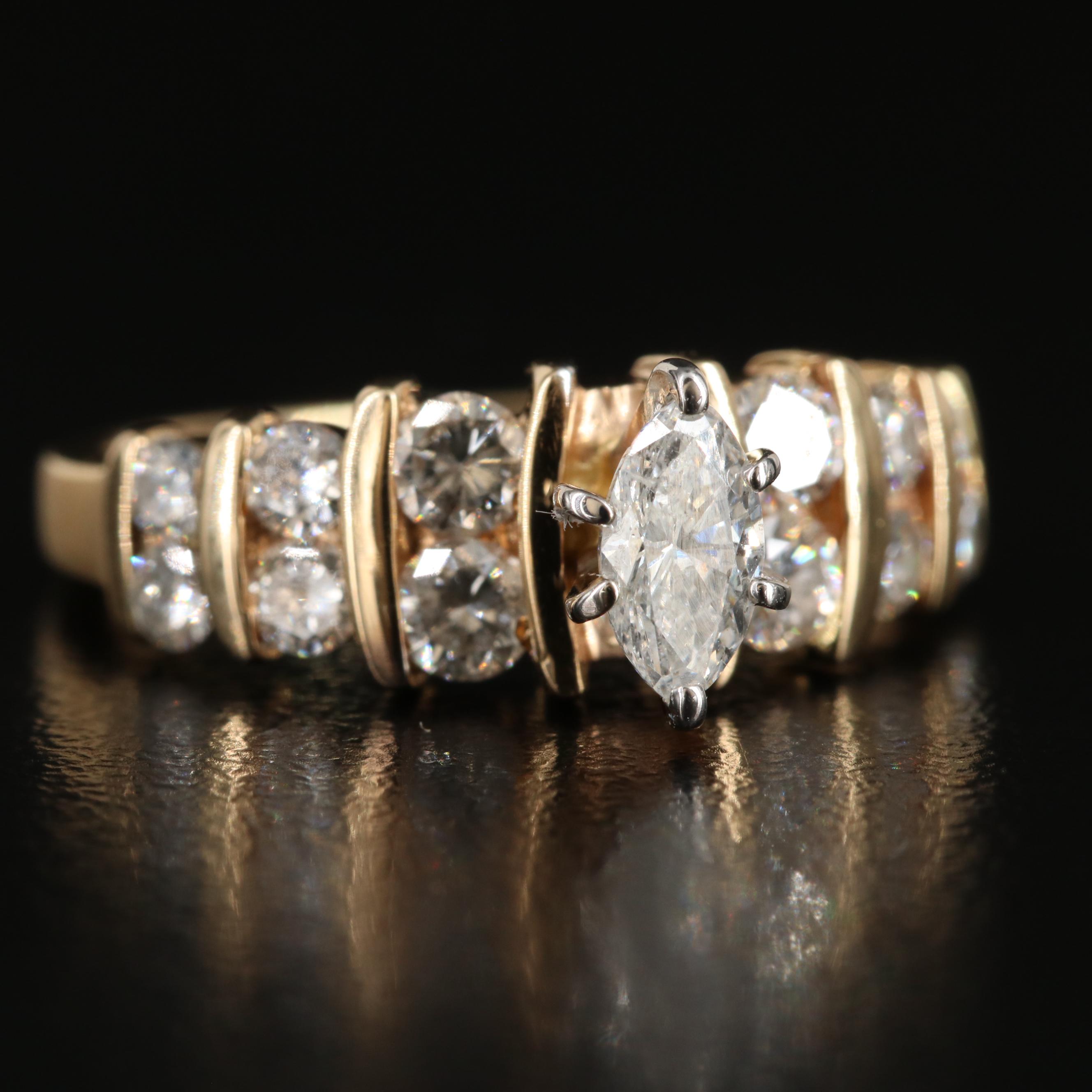 14K 0.79 CTW Diamond Ring