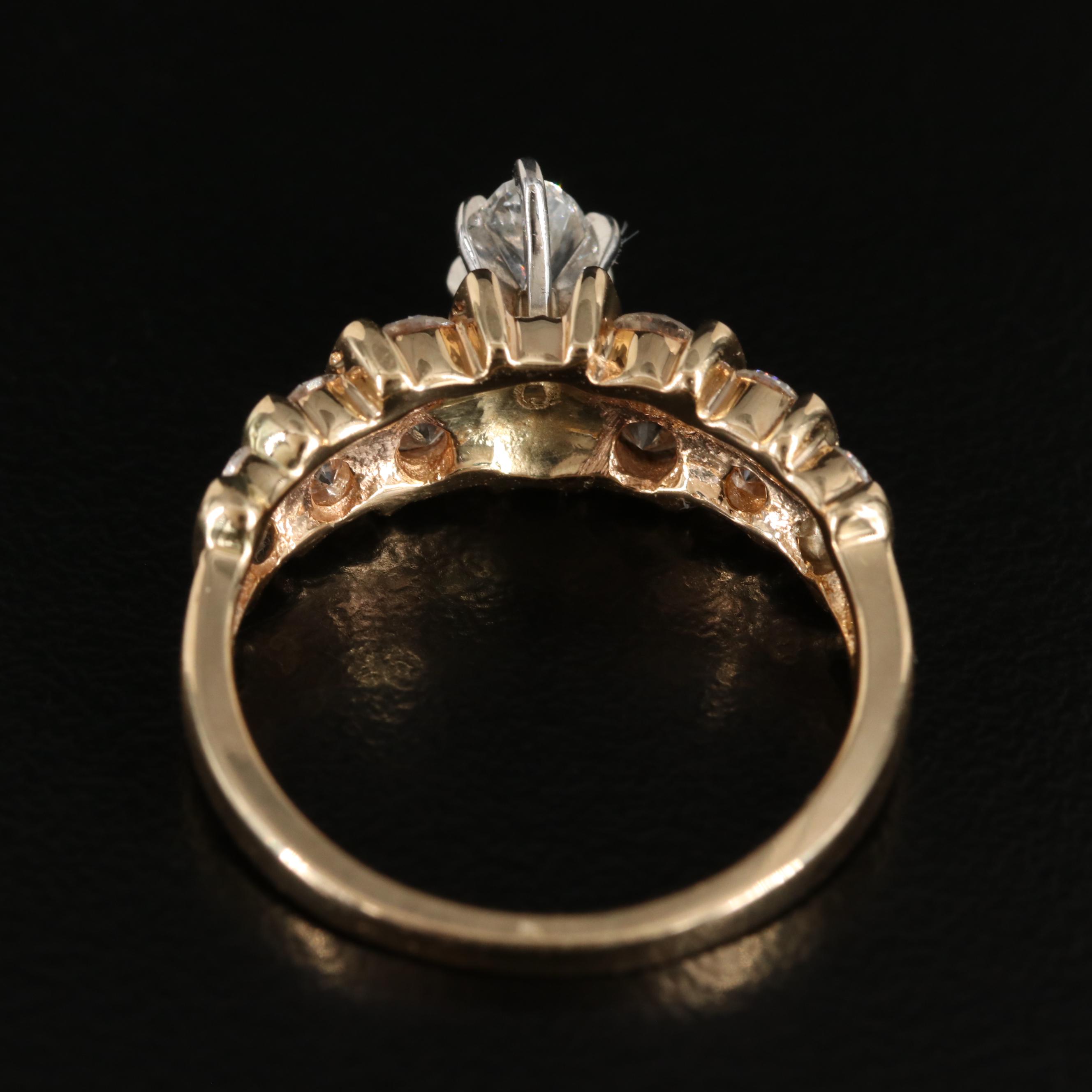 14K 0.79 CTW Diamond Ring