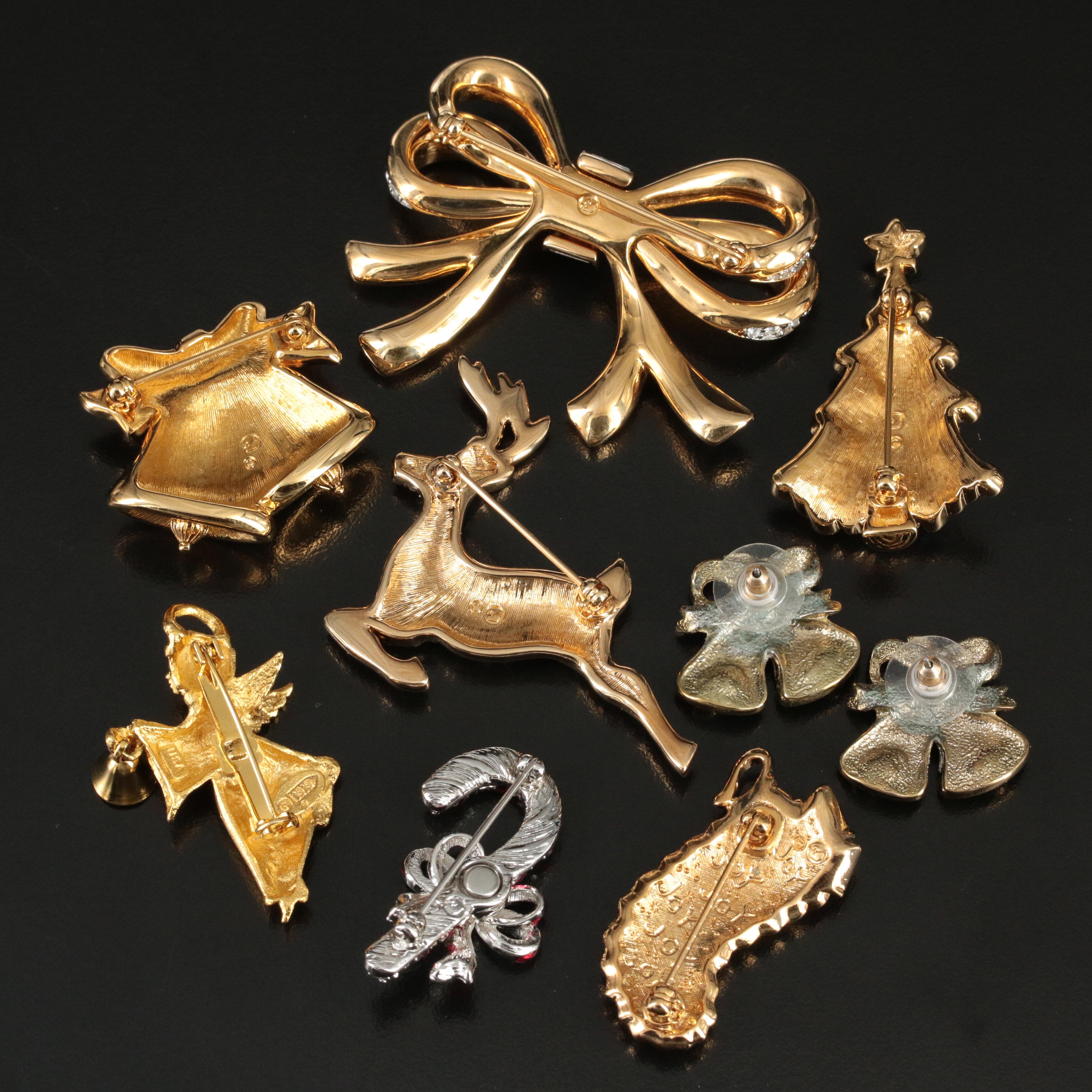 Swarovski Crystal Featured in Christmas Themed Jewelry