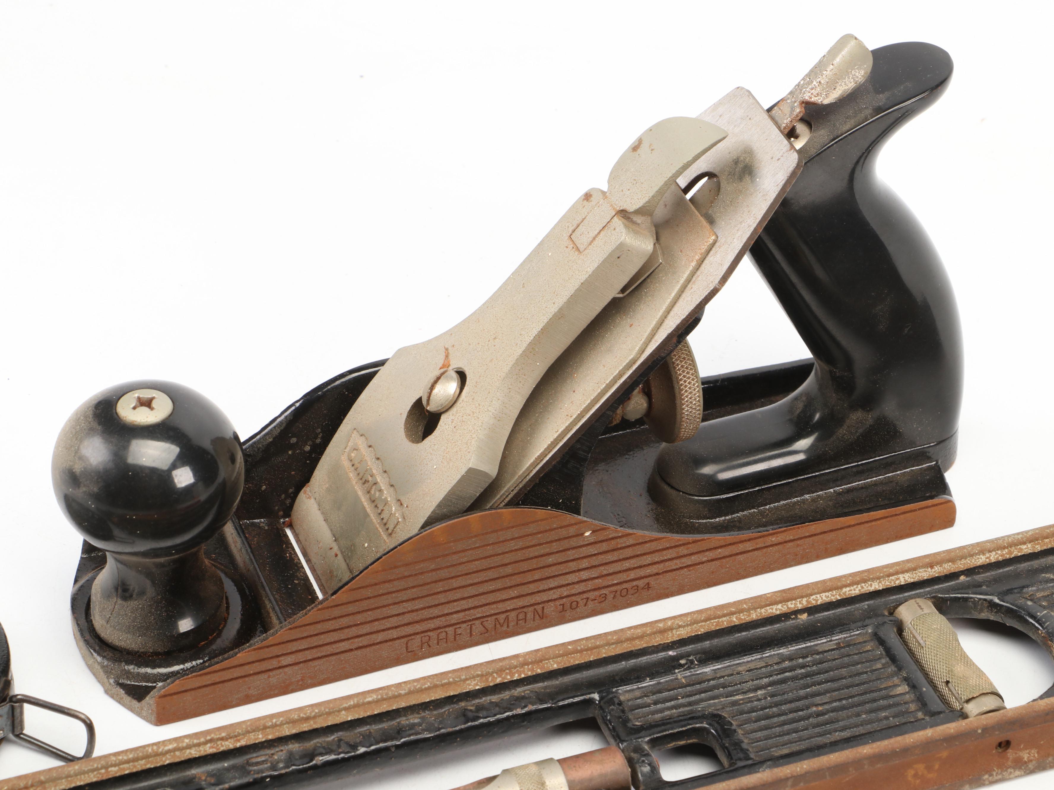 Craftsman Wood Planer with Spirit Levels, Tape Measure and Rulers