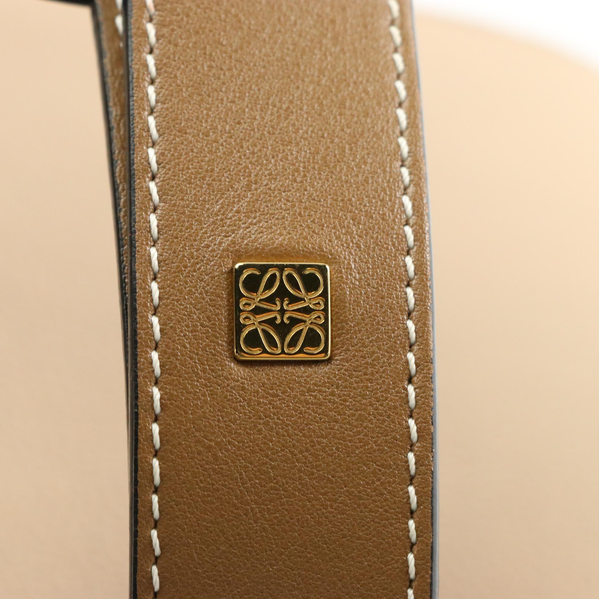 Loewe Medium Hammock Bag in Taupe Grained Leather