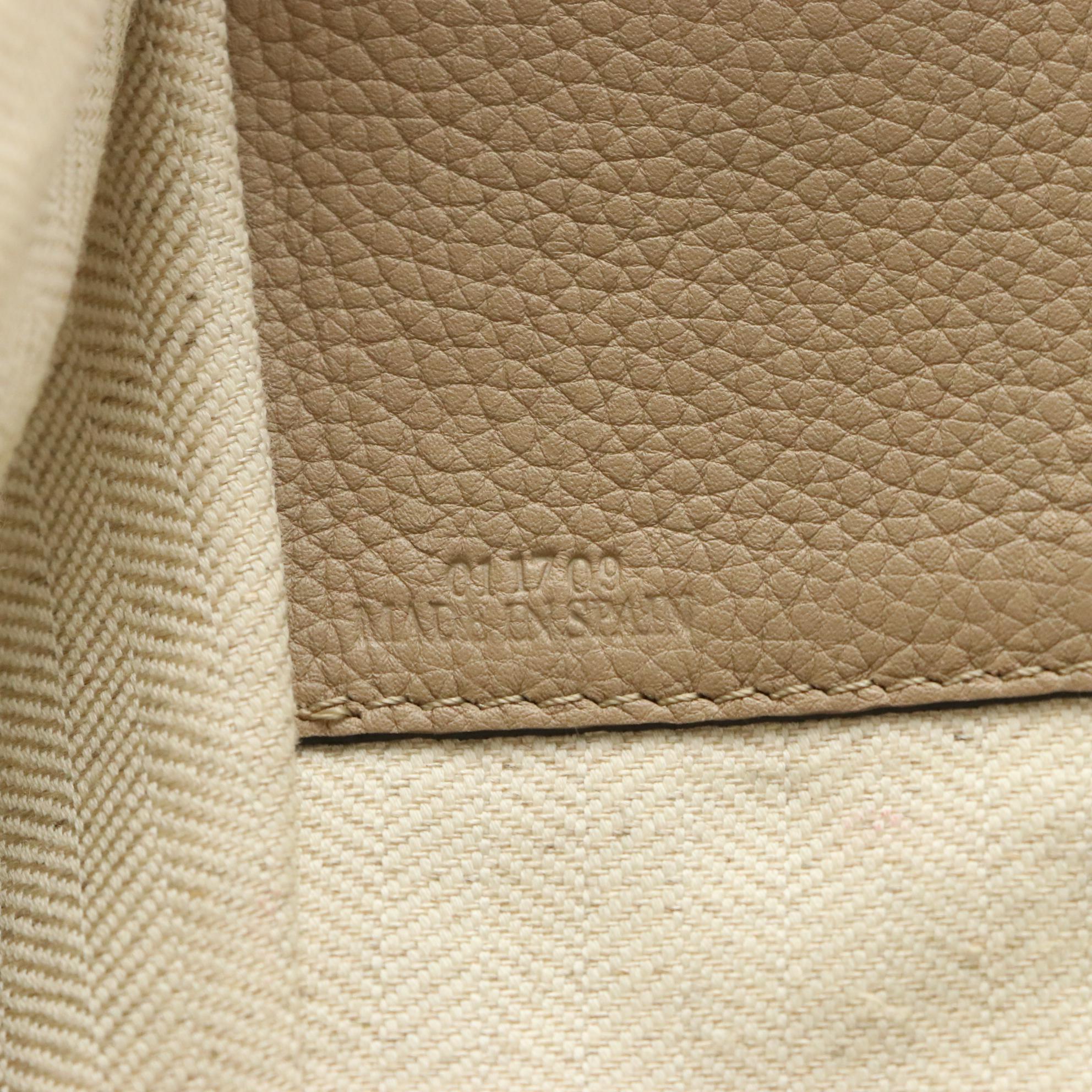 Loewe Medium Hammock Bag in Taupe Grained Leather