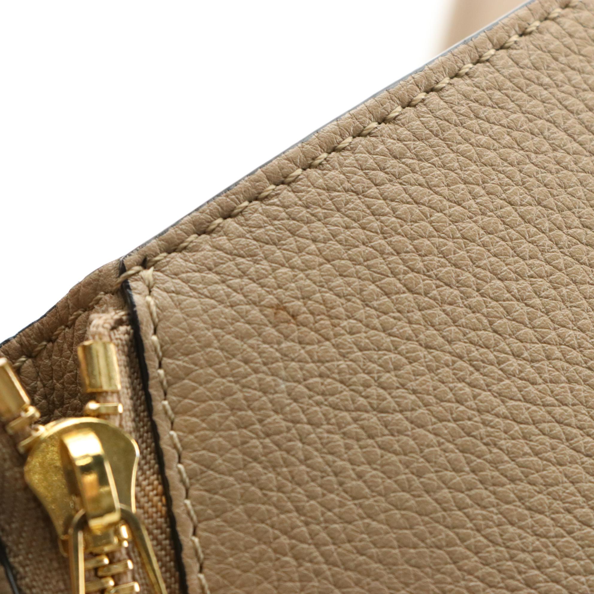 Loewe Medium Hammock Bag in Taupe Grained Leather