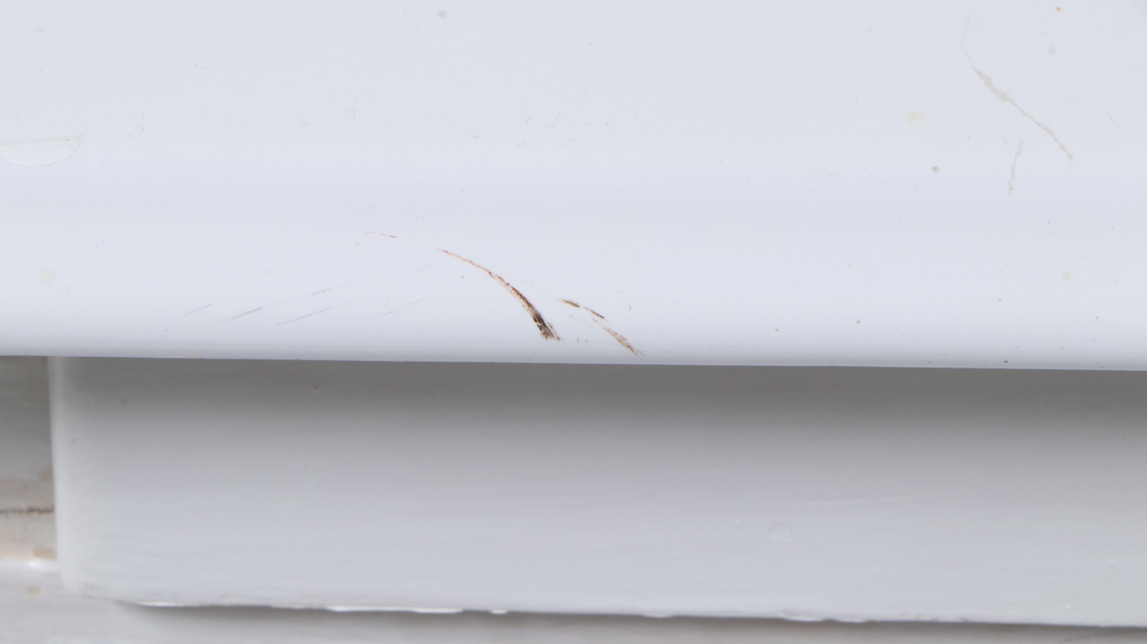 "Porceliron" Art Deco White-Painted & Enamel Top Kitchen Work Table, dated 1940