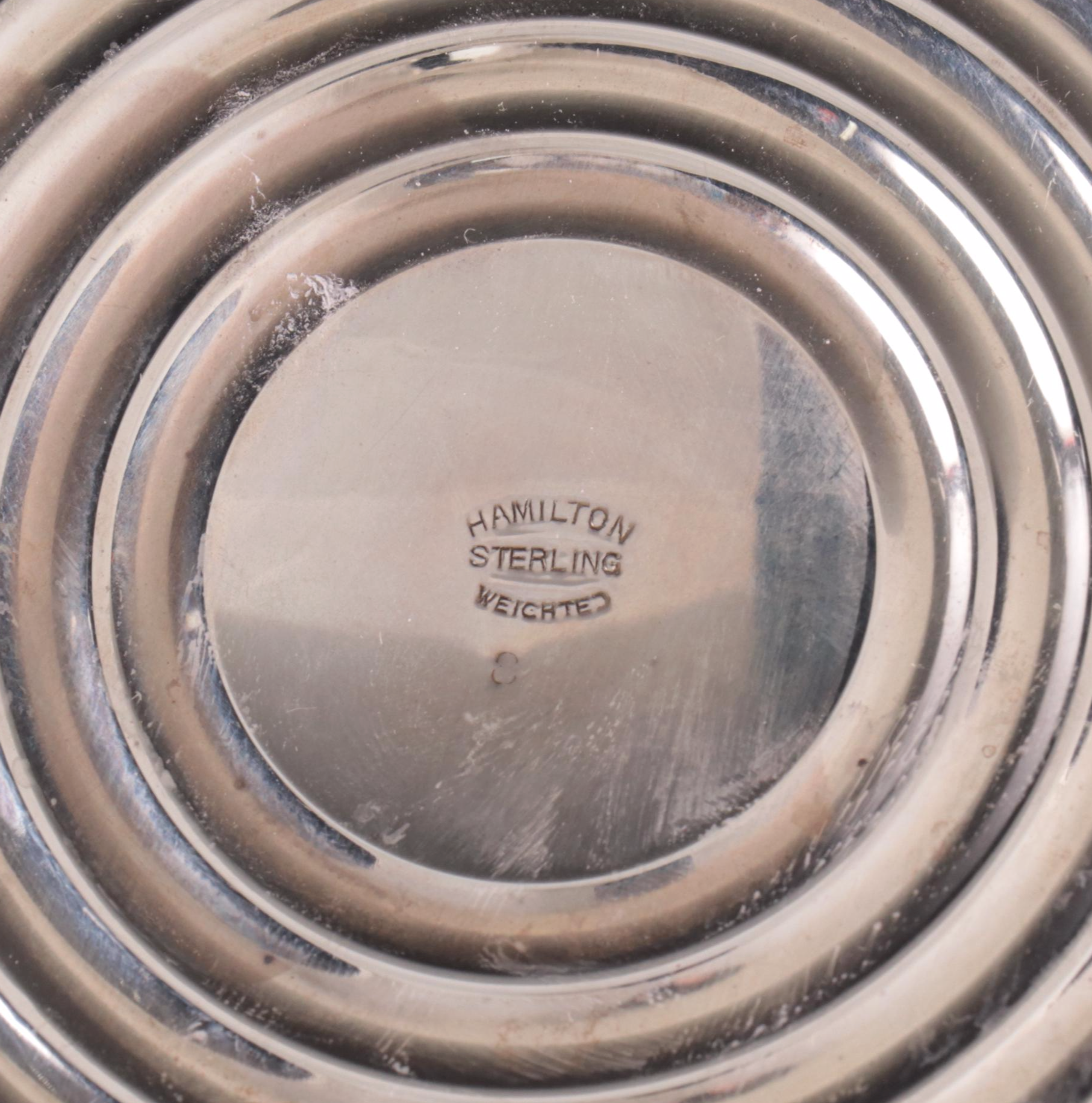 Hamilton Weighted Sterling Candlesticks with Other Table Accessories