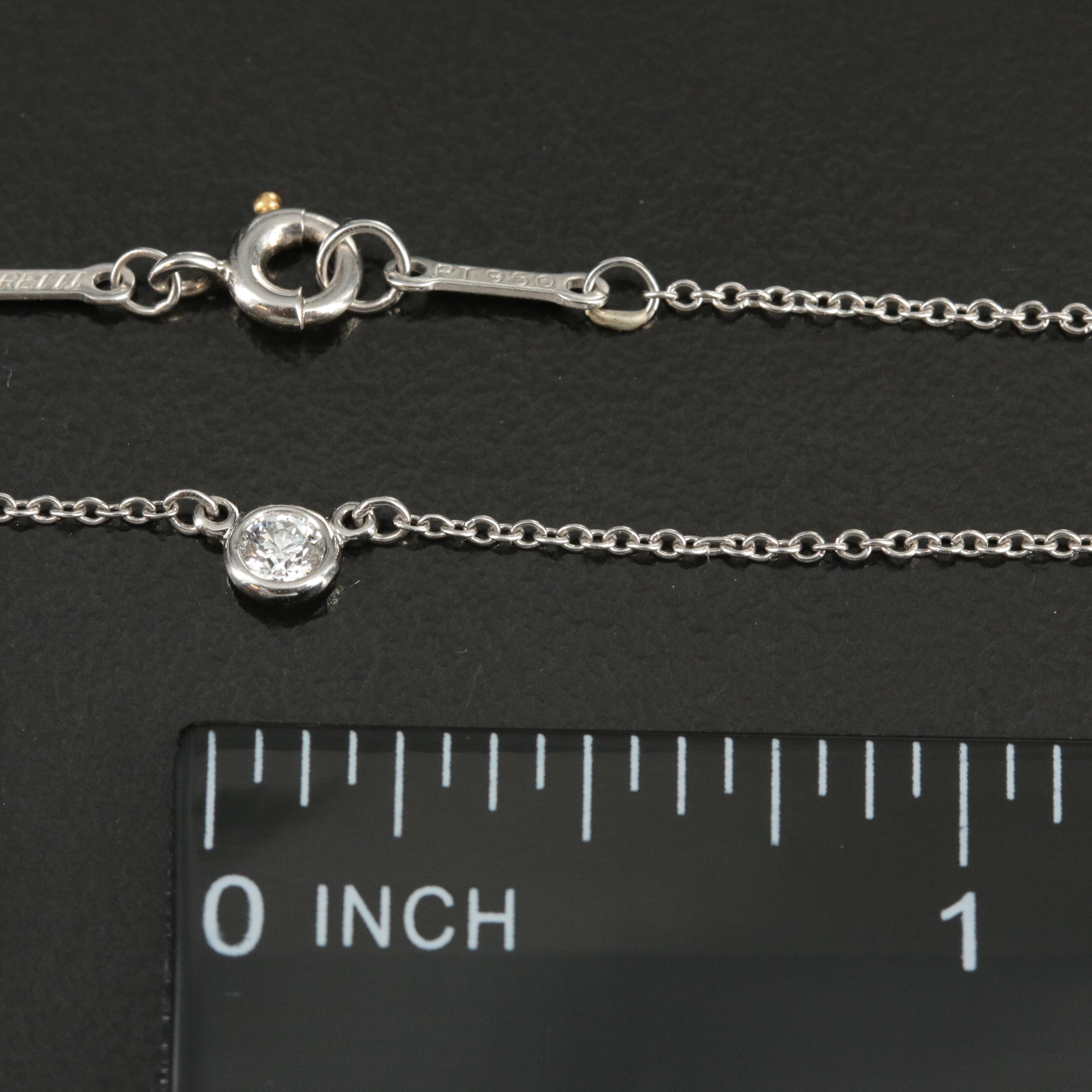 Elsa Peretti for Tiffany & Co. Platinum and Diamond Necklace