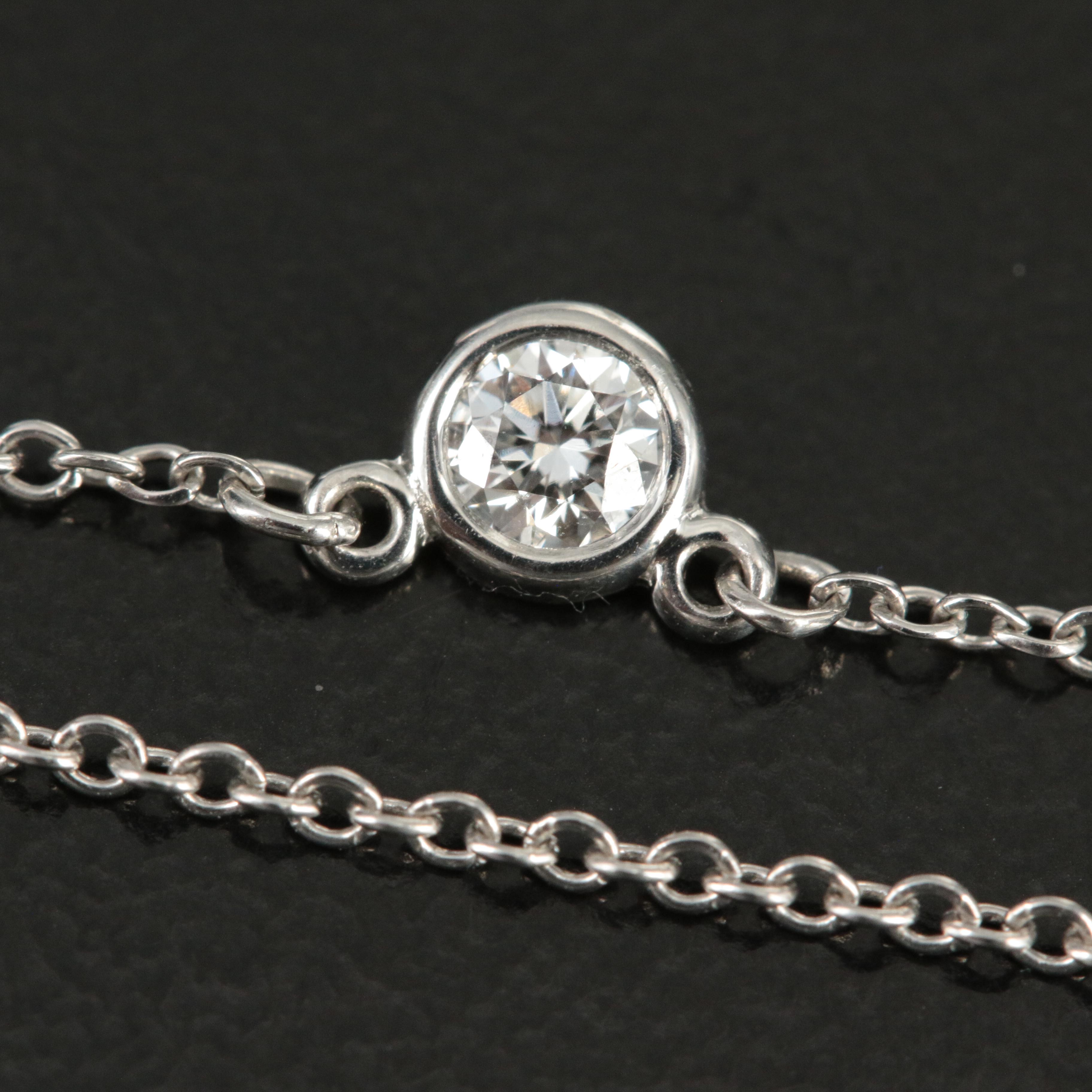 Elsa Peretti for Tiffany & Co. Platinum and Diamond Necklace