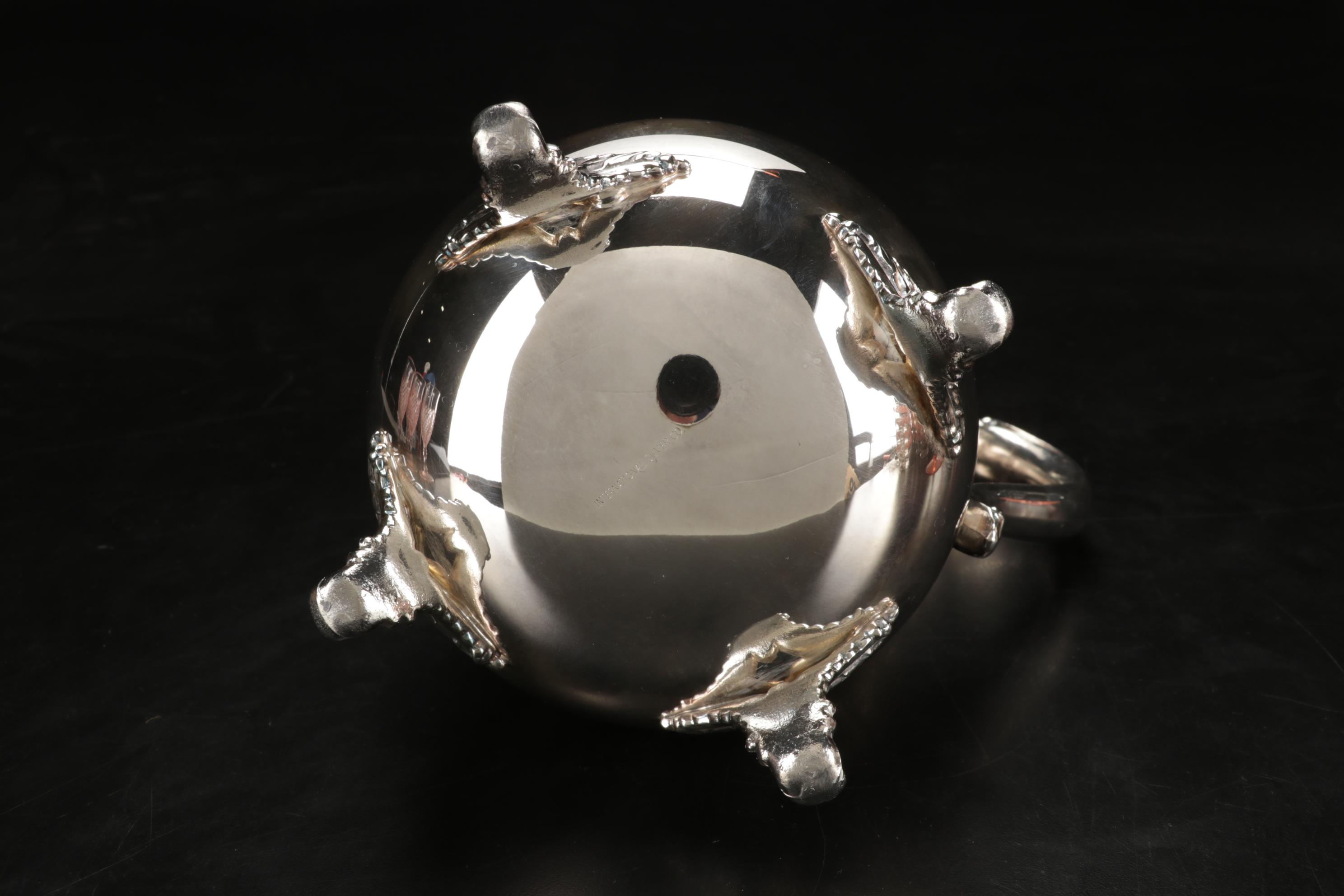 Heisey "Gayoso" and Other Pink Stemware, Venetian Mirror Tray, and Snack Set