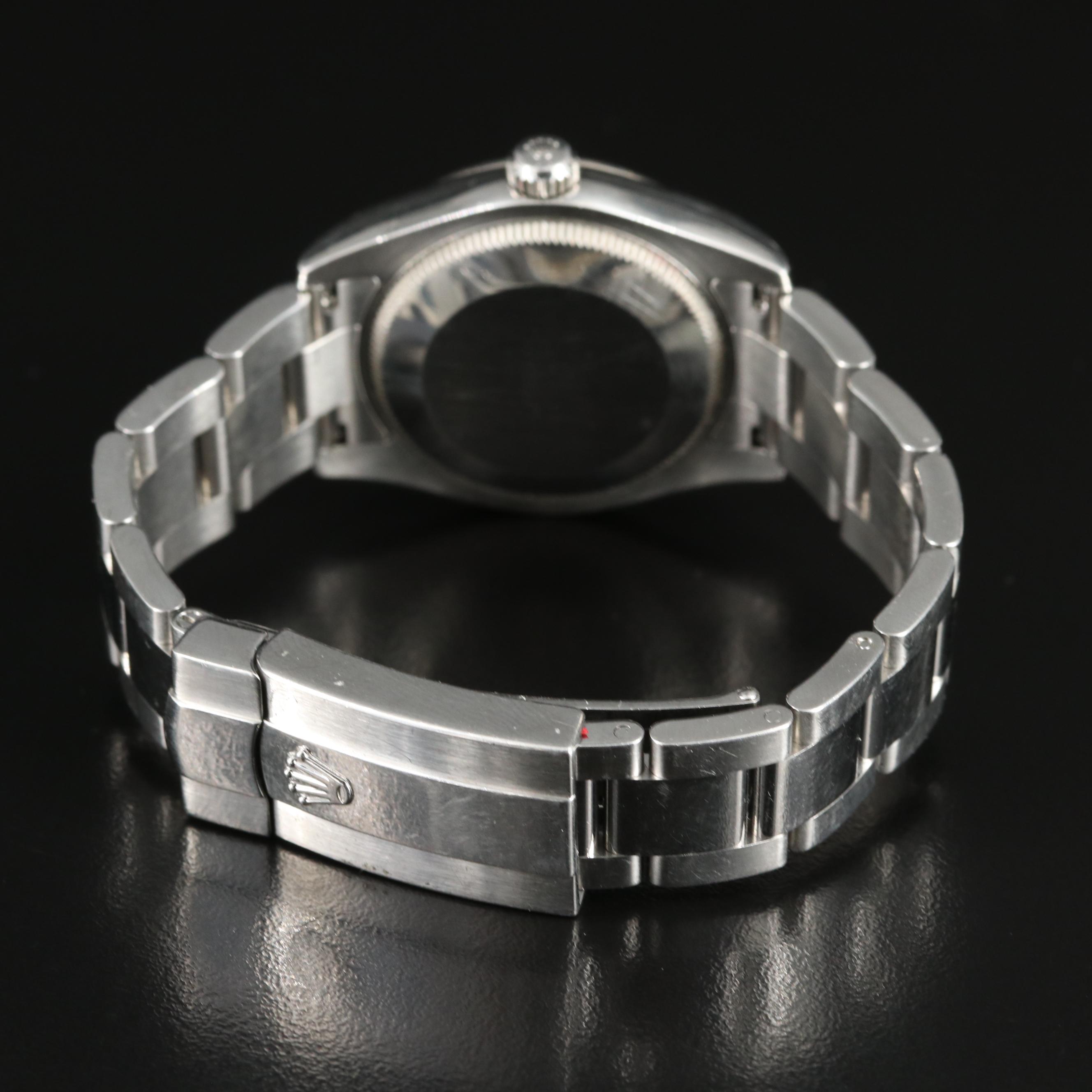 2008 Rolex Datejust Mother-of-Pearl and Factory Diamond Dial Watch