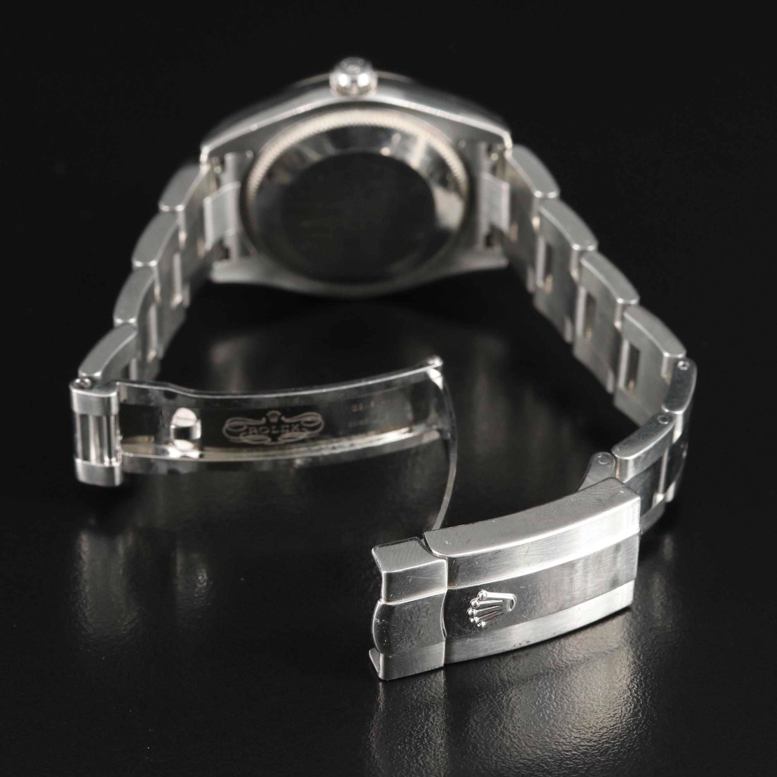 2008 Rolex Datejust Mother-of-Pearl and Factory Diamond Dial Watch