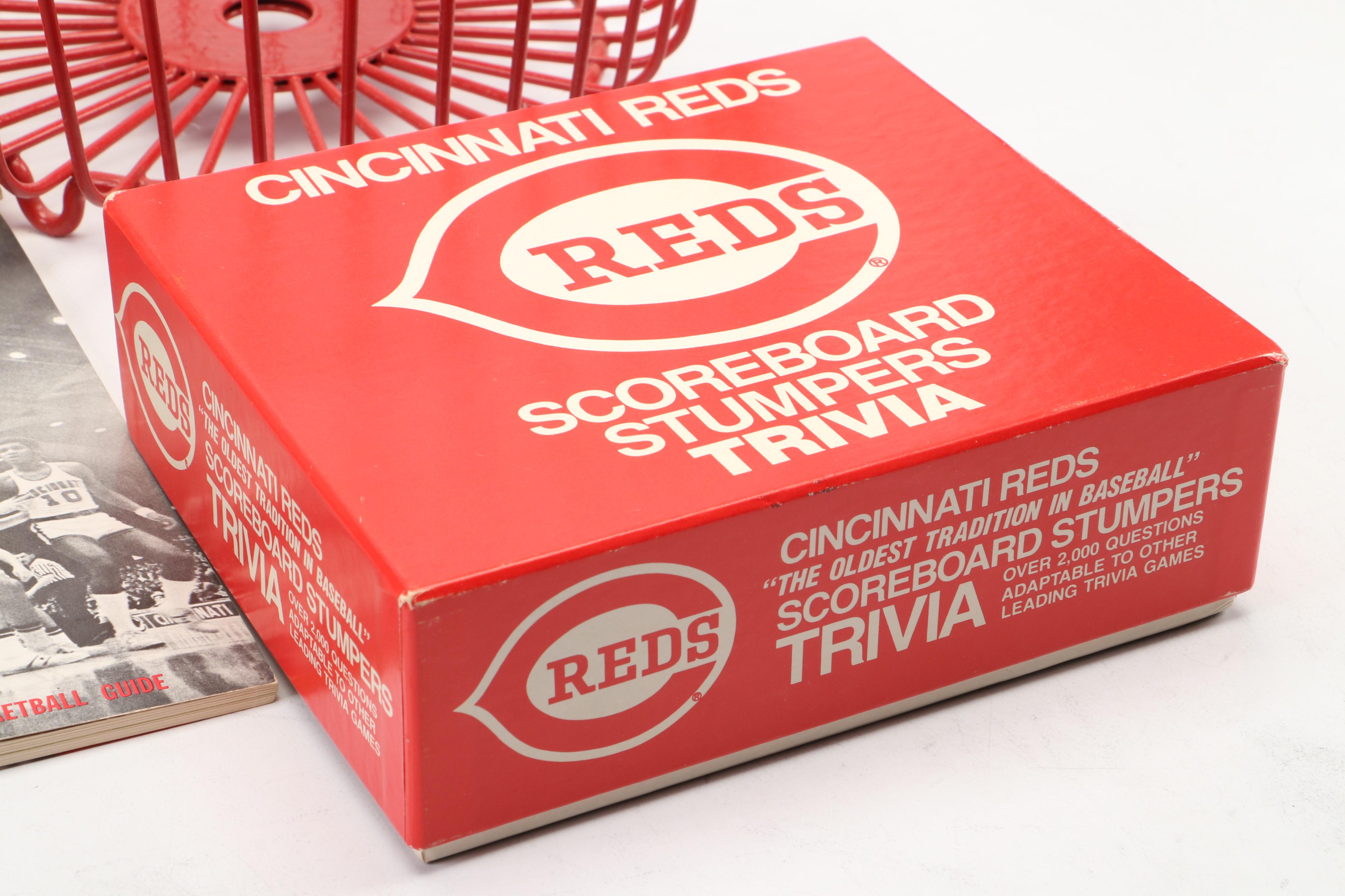 1961 World Series Media Guide with Super Bowl XVI Pins and More