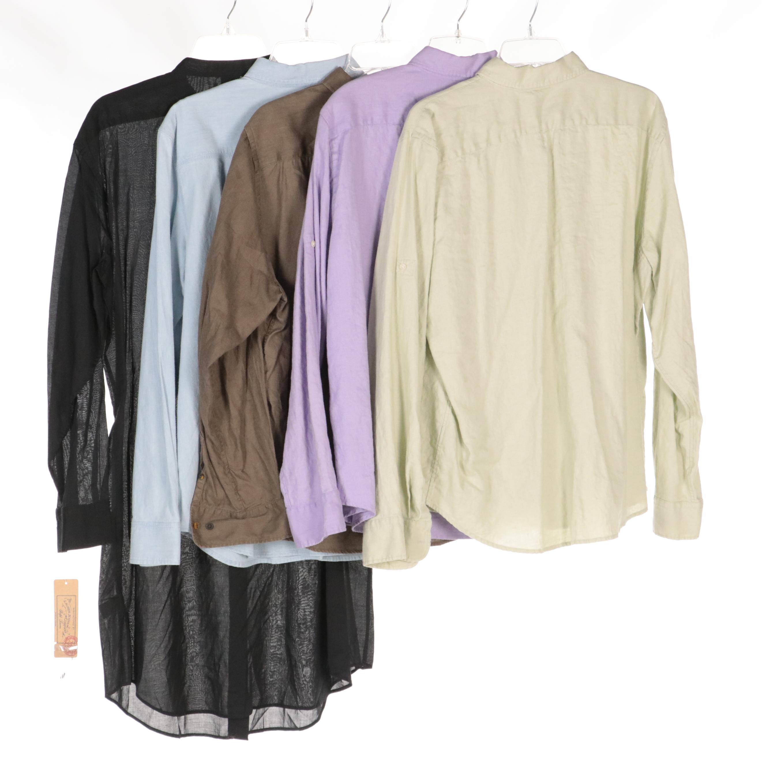 Ralph Lauren Denim Blue and Other Colored Long Sleeve Button-Up Shirts