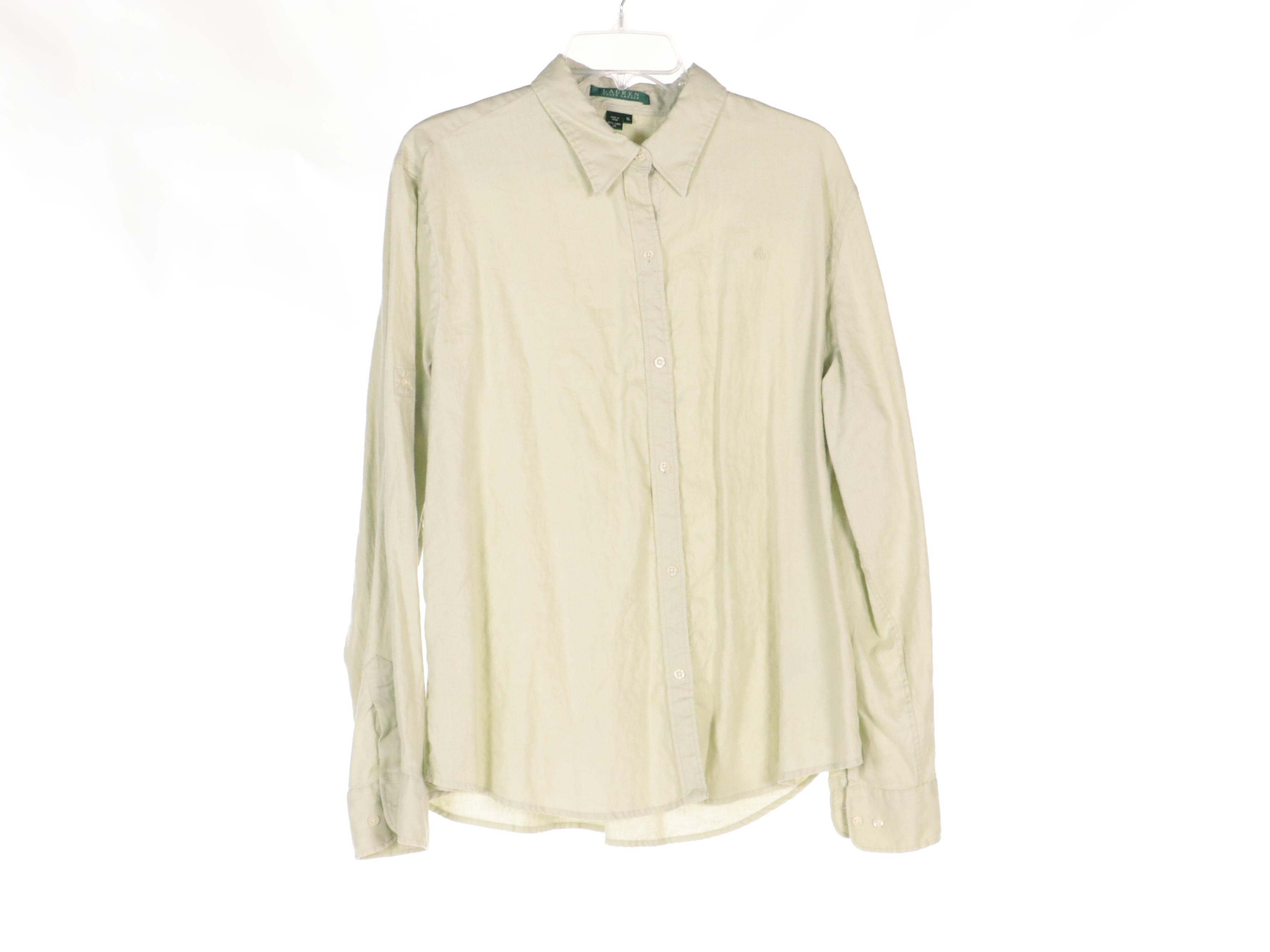 Ralph Lauren Denim Blue and Other Colored Long Sleeve Button-Up Shirts